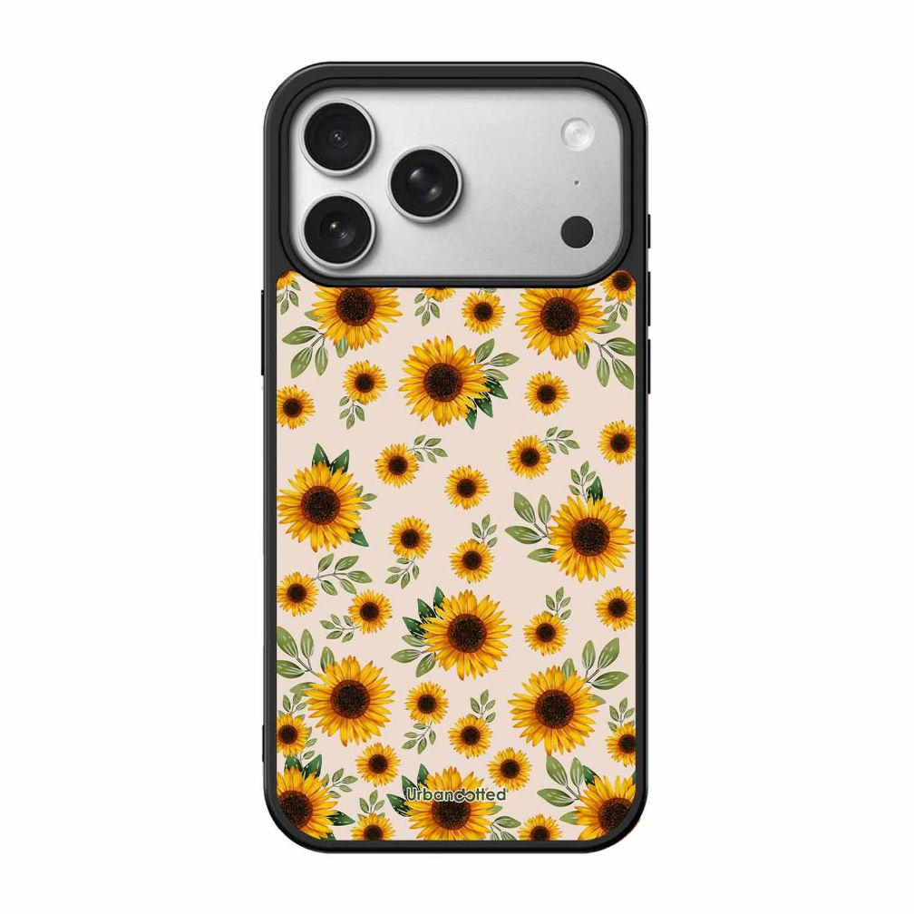 Summer Sunflowers Glass Case For iPhone 17 Pro