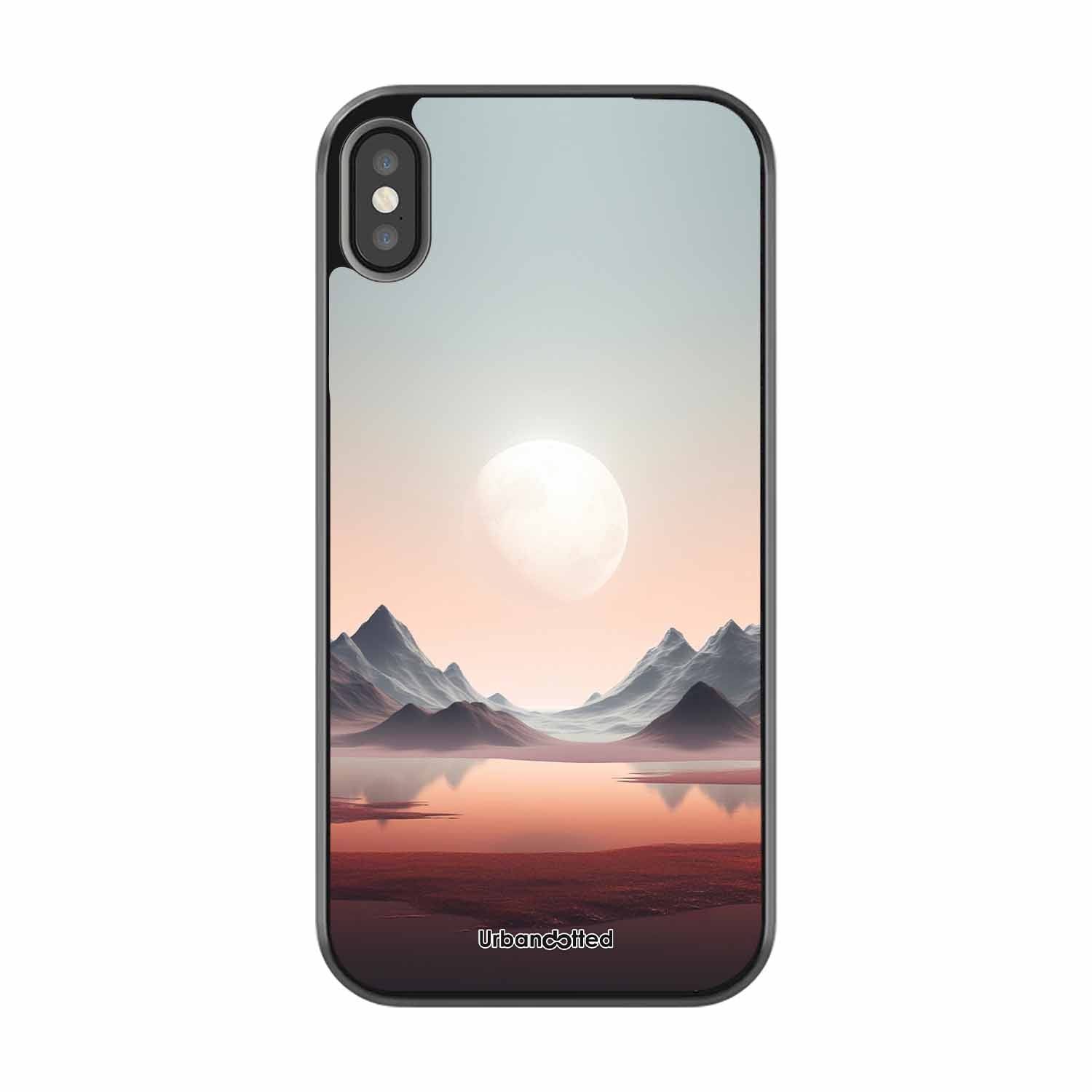 Tranquil Landscape Reflection Glass Case For iPhone XS Max