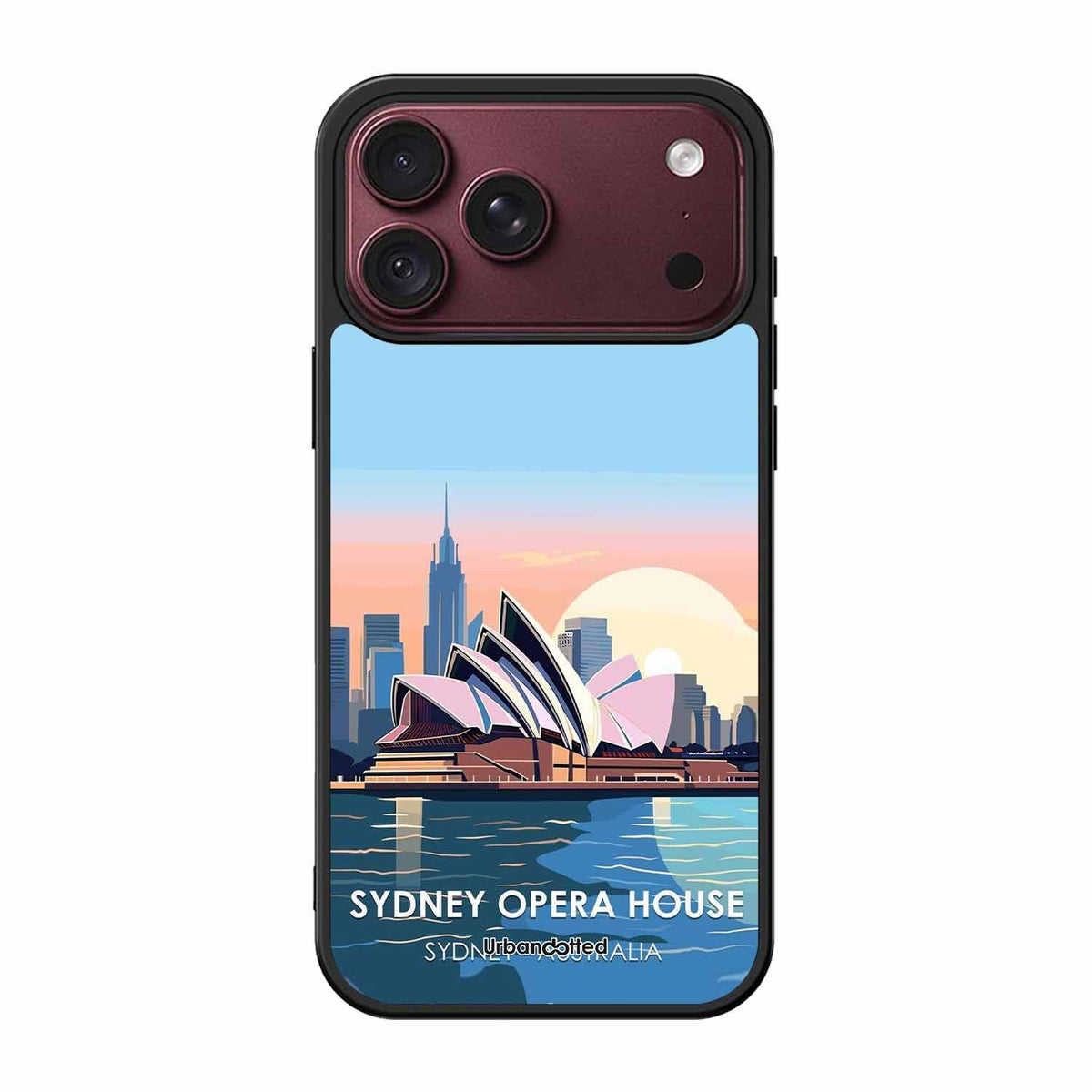 Sydney Opera House Sunrise Glass Case For iPhone 18 Pro Max