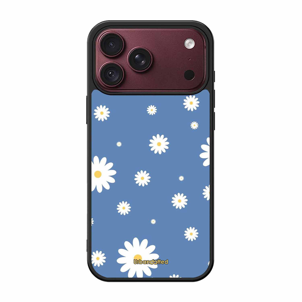 Blue Daisy Meadow Glass Case For iPhone 18 Pro
