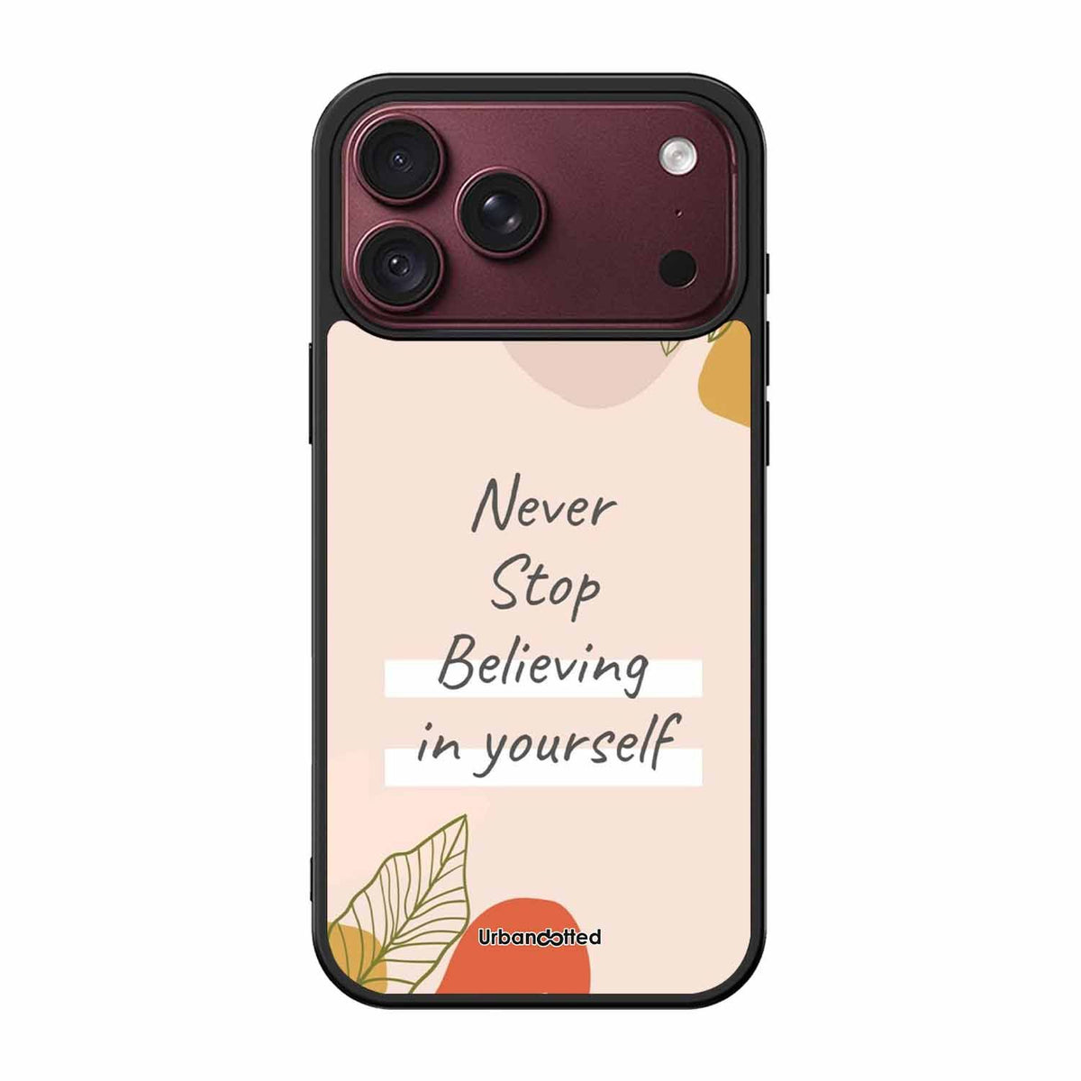 Believe in Yourself Glass Case For iPhone 18 Pro