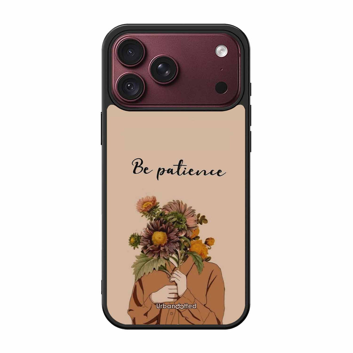 Gentle Bloom Patience Glass Case For iPhone 18 Pro