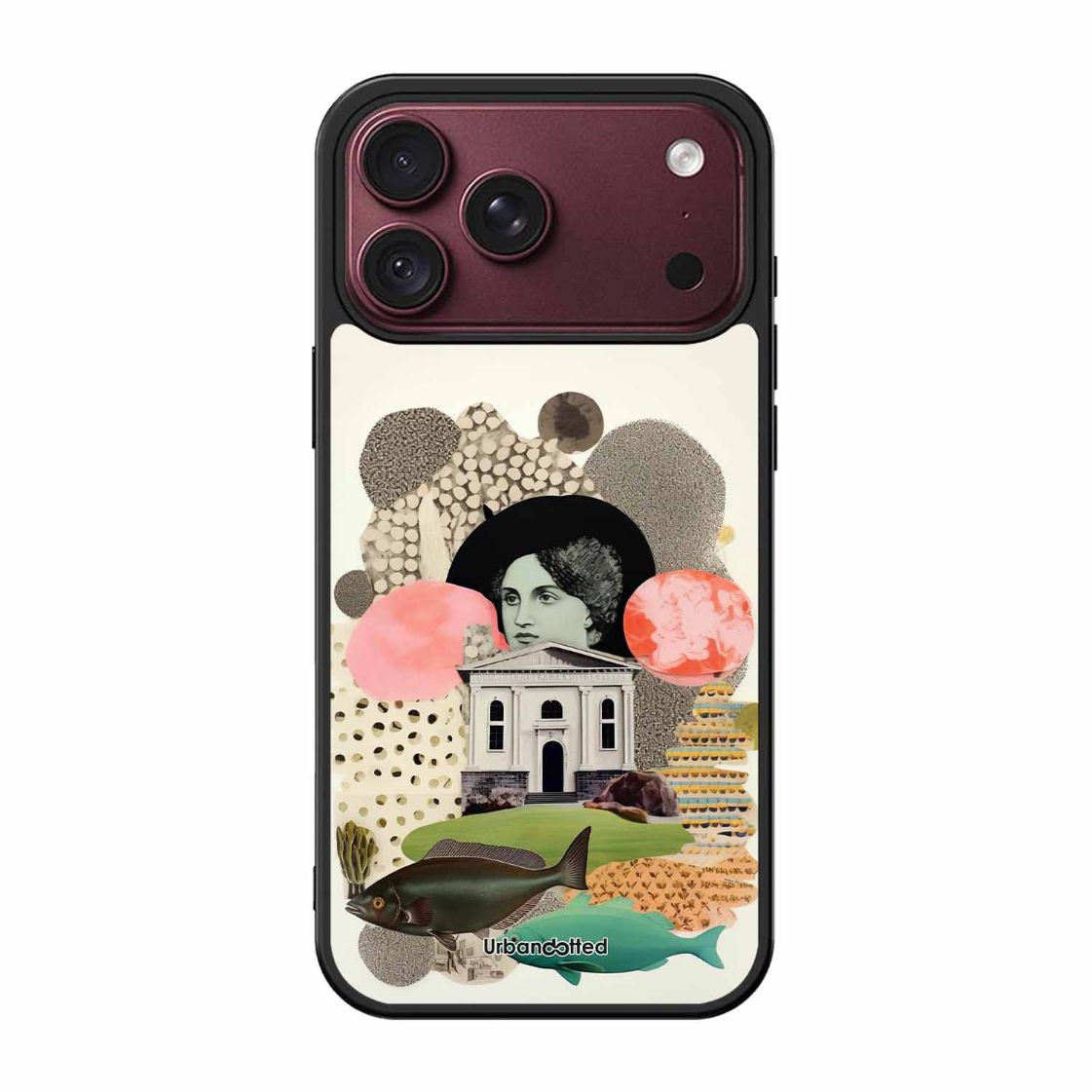 Whimsical Mixed Media Art Glass Case For iPhone 18 Pro