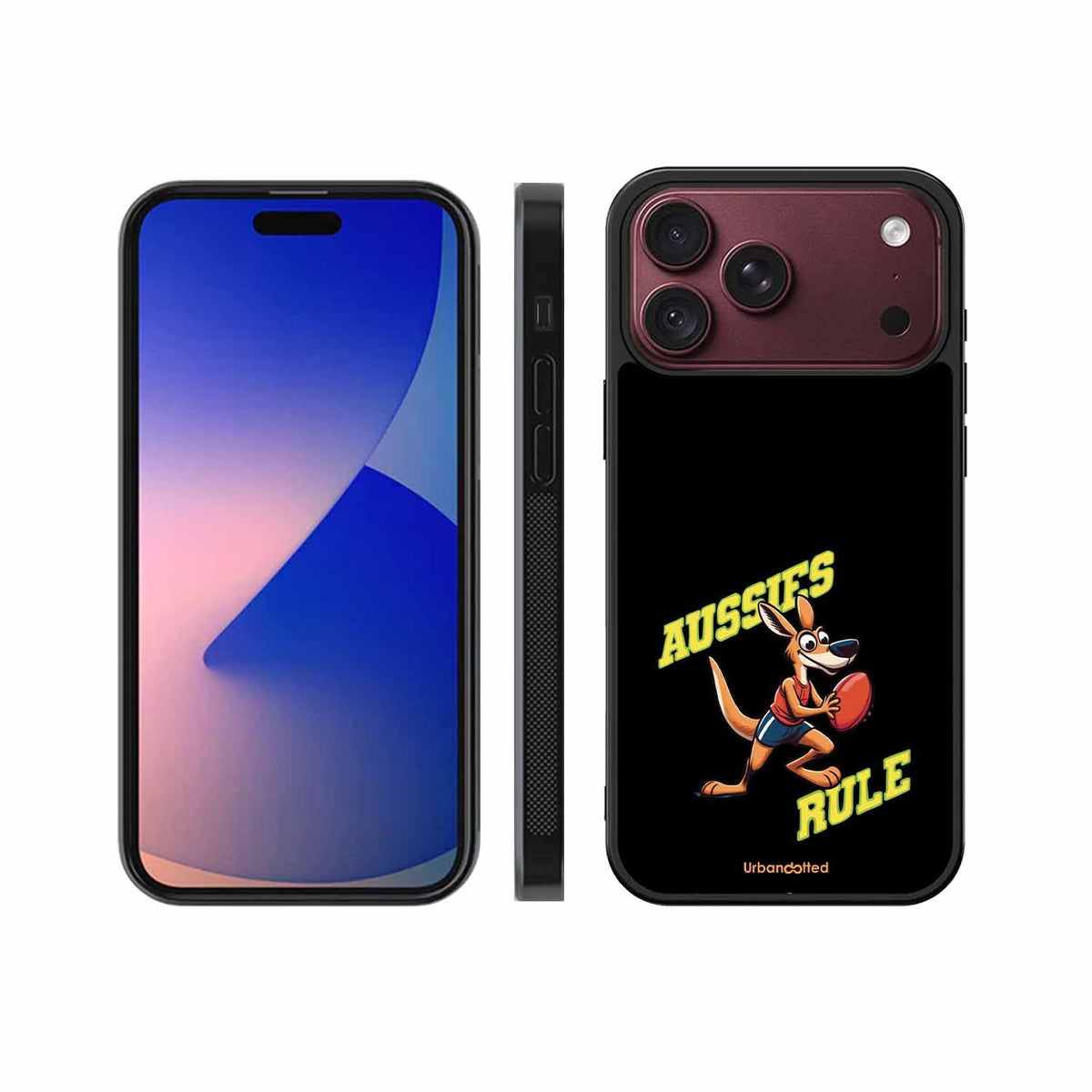 Aussies Rule Football Glass Case For iPhone 18 Pro