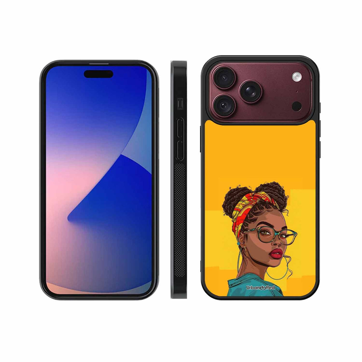 Headscarf Beauty Glass Case For iPhone 18 Pro Max