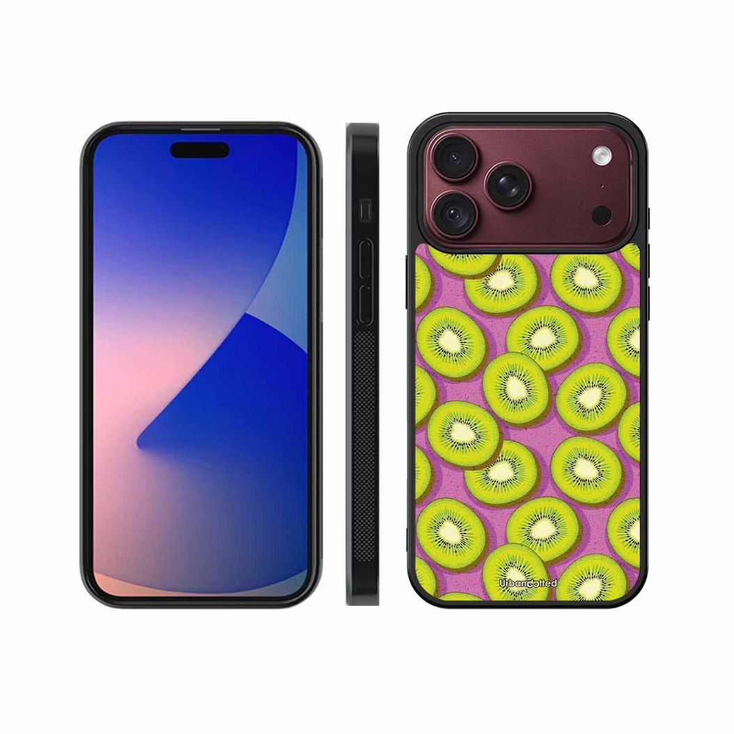 Refreshing Kiwi Glass Case For iPhone 18 Pro