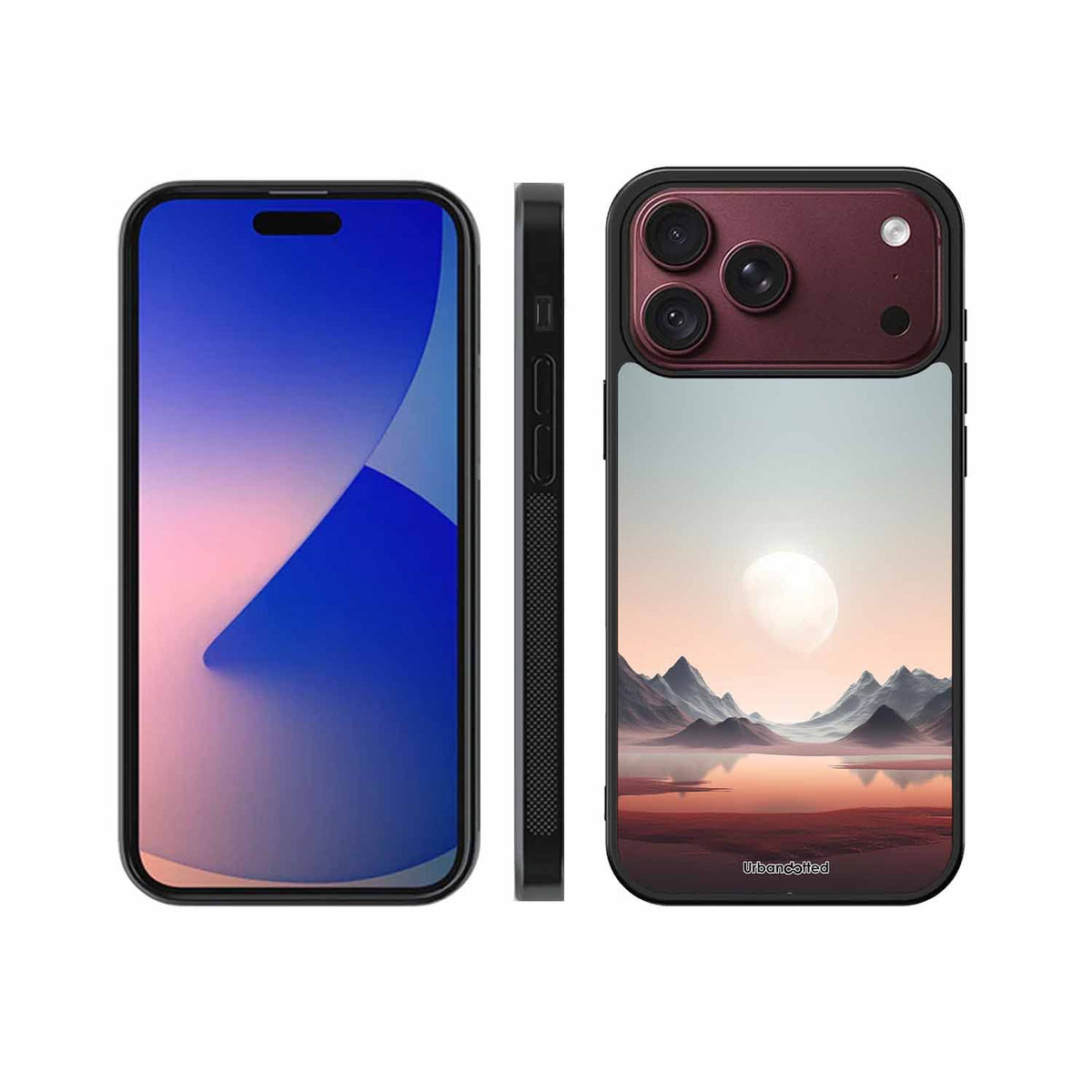 Tranquil Landscape Reflection Glass Case For iPhone 18 Pro