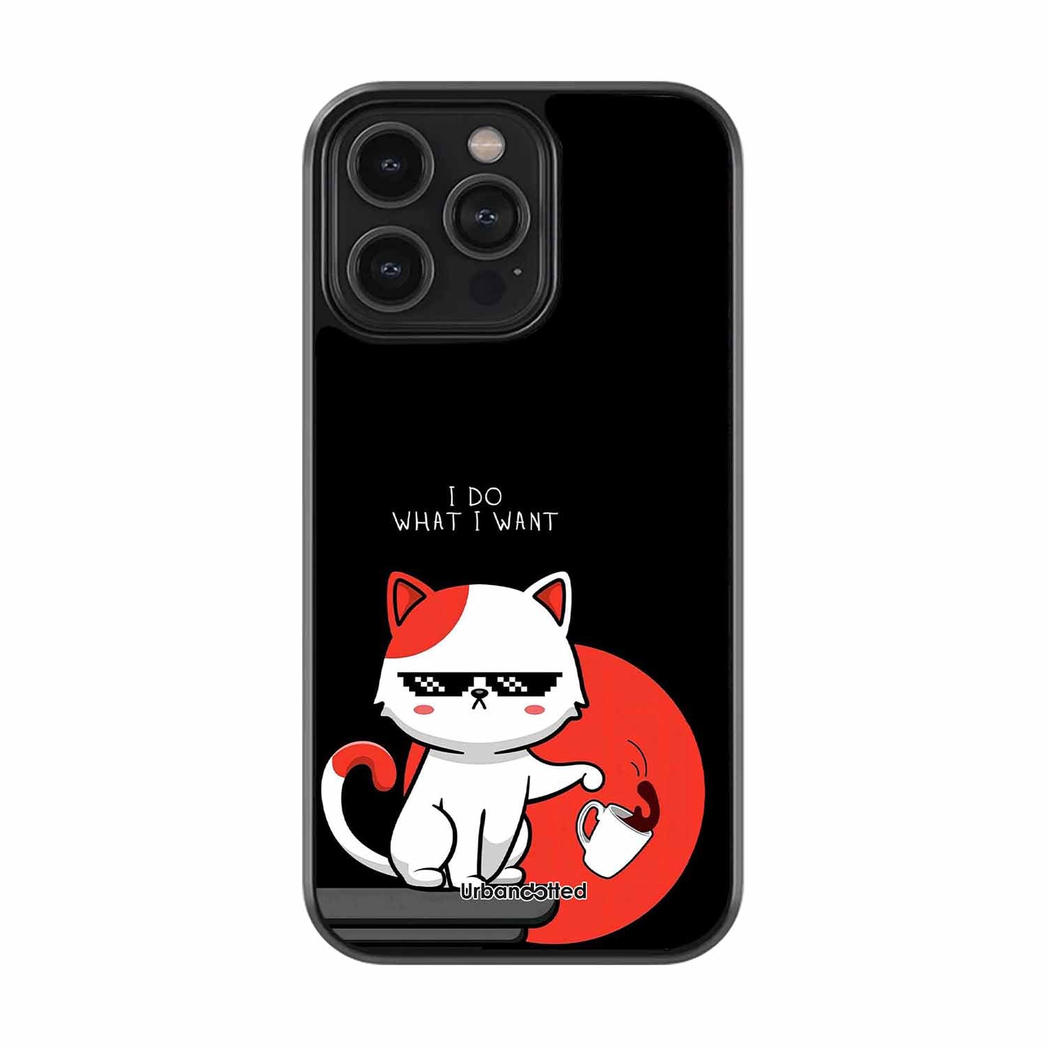 Rebel Feline Glass Case