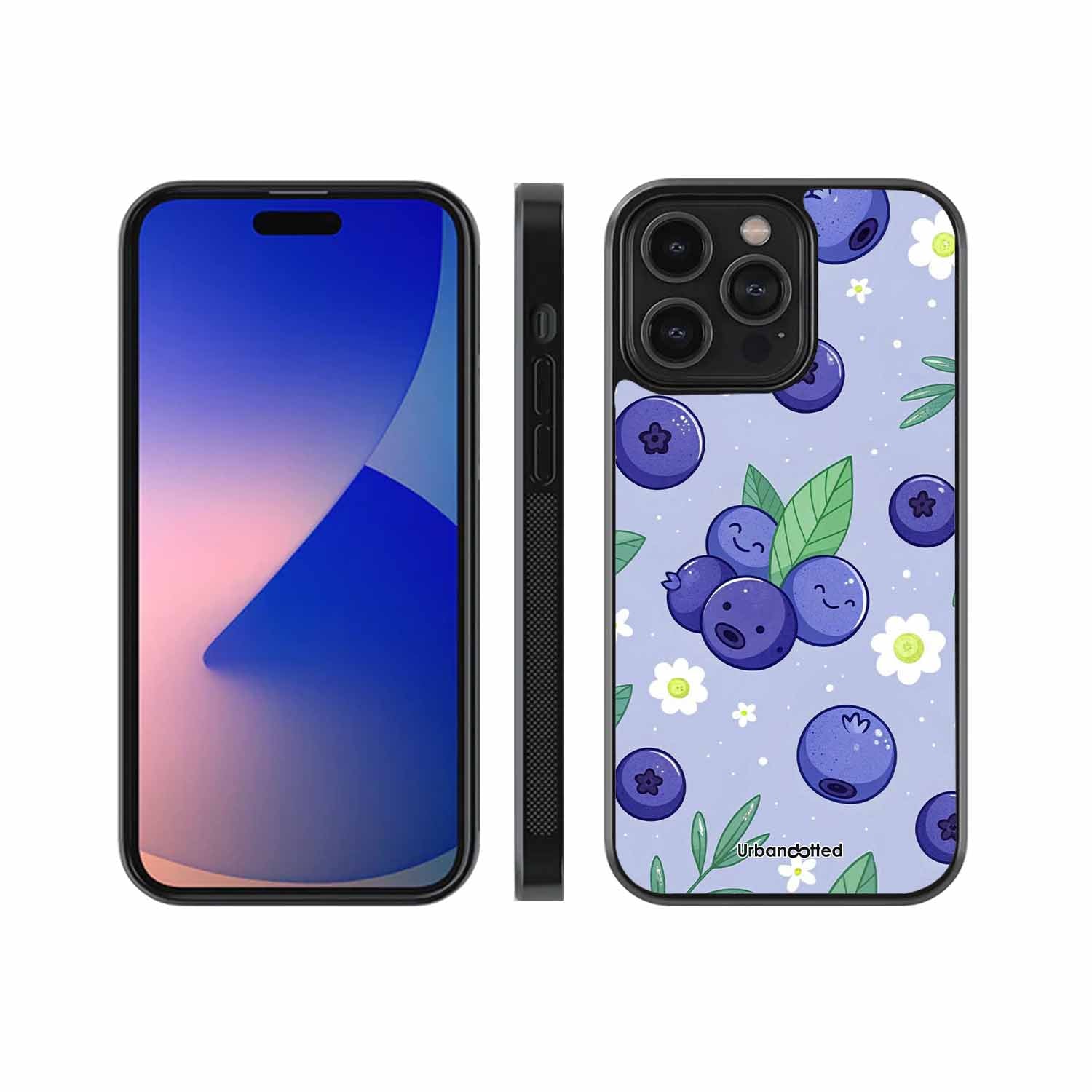 Sweet Berry Bunch Glass Case