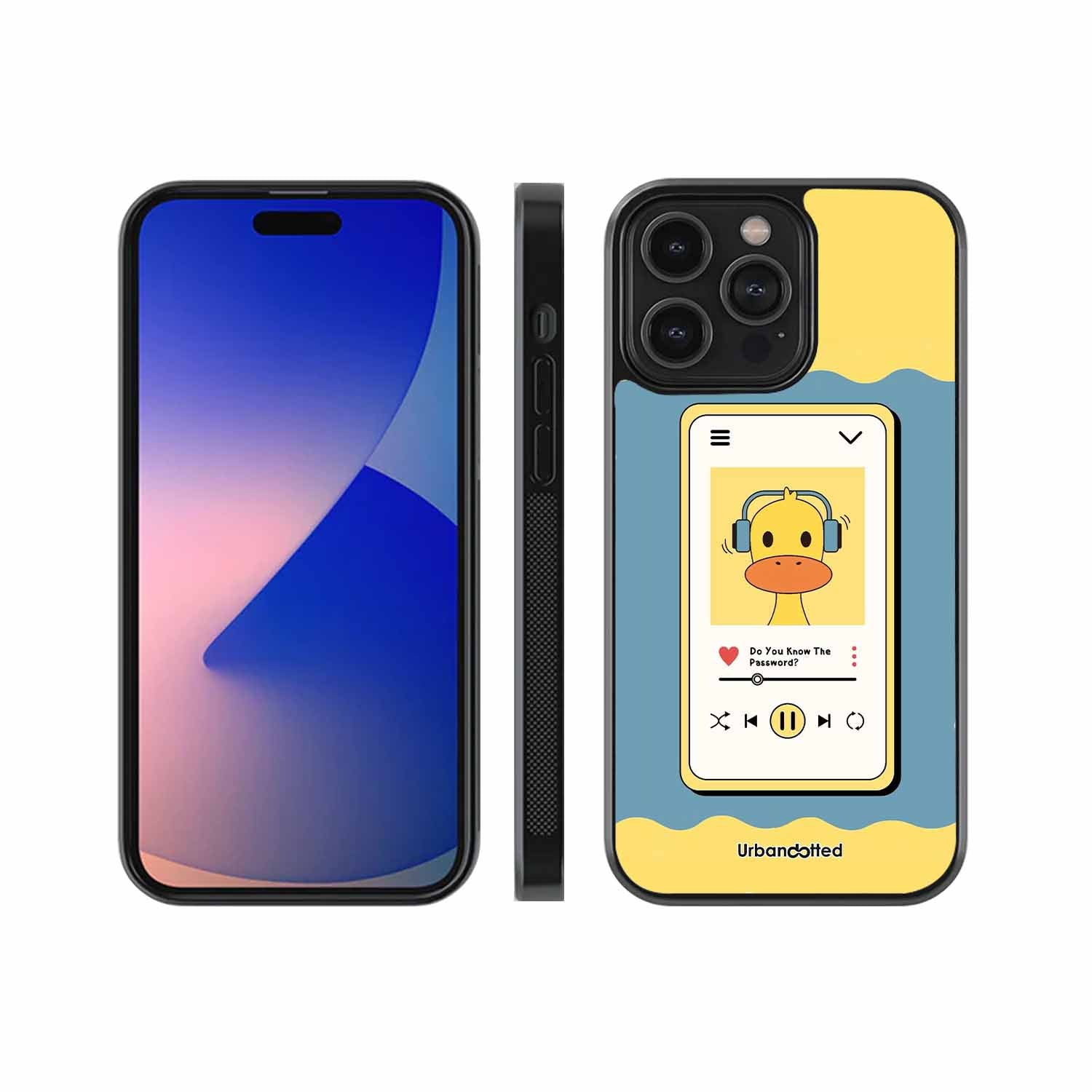 Melody Duck Glass Case