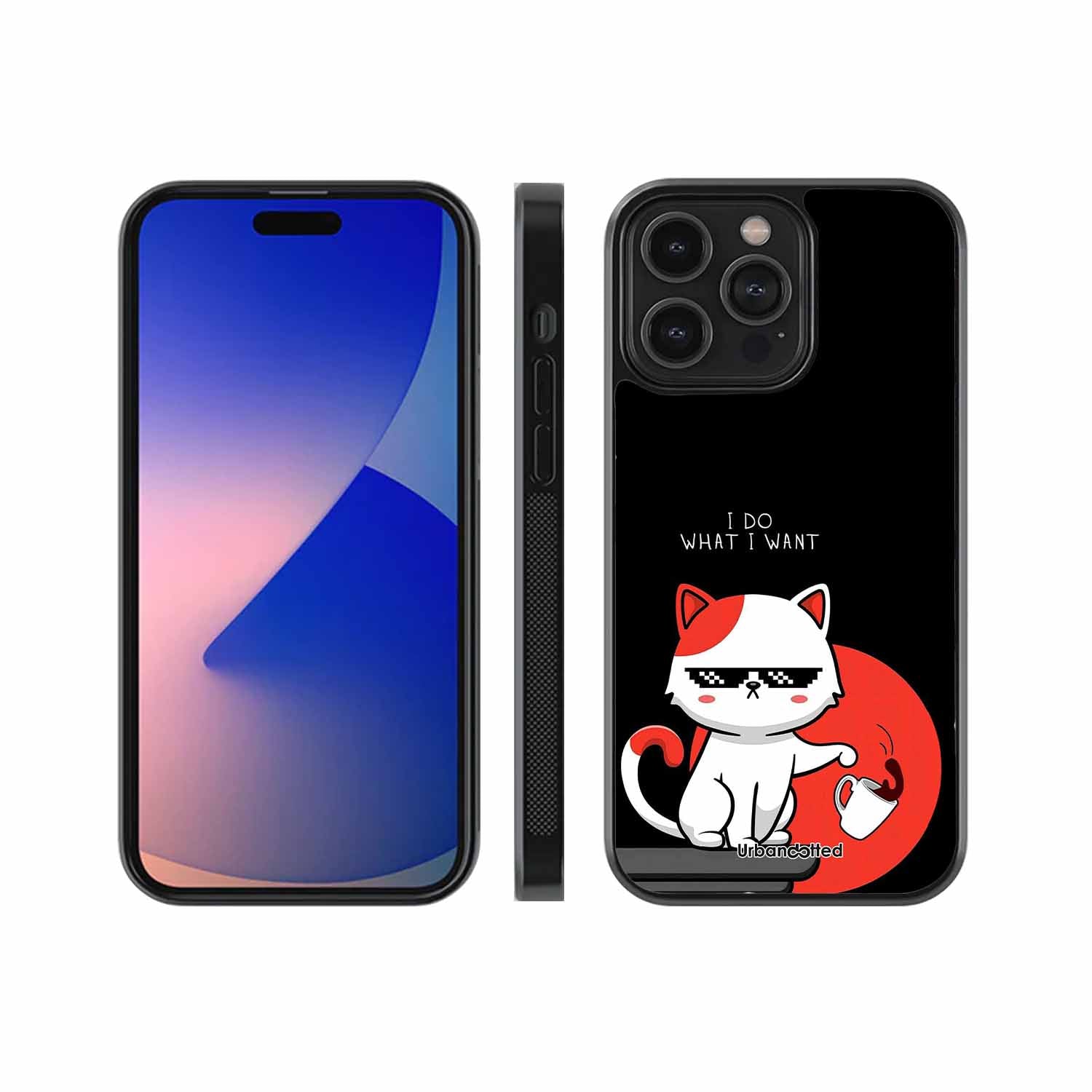 Rebel Feline Glass Case