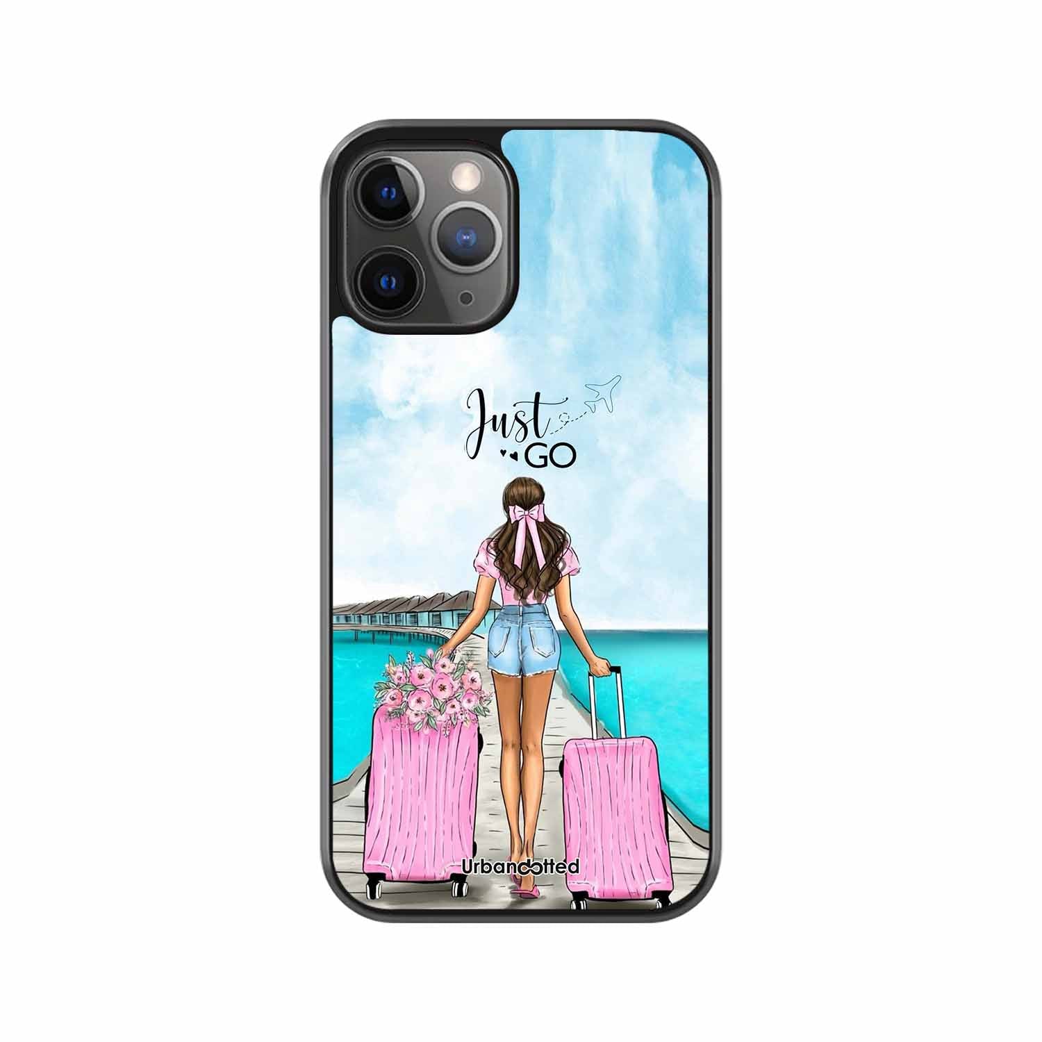 Just Go Travel Glass Case For iPhone 11 Pro Max