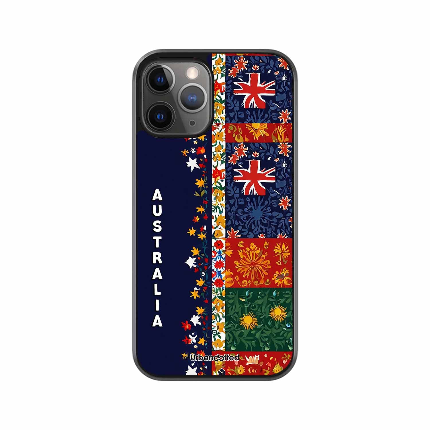 Australian National Pride Glass Case For iPhone 11 Pro