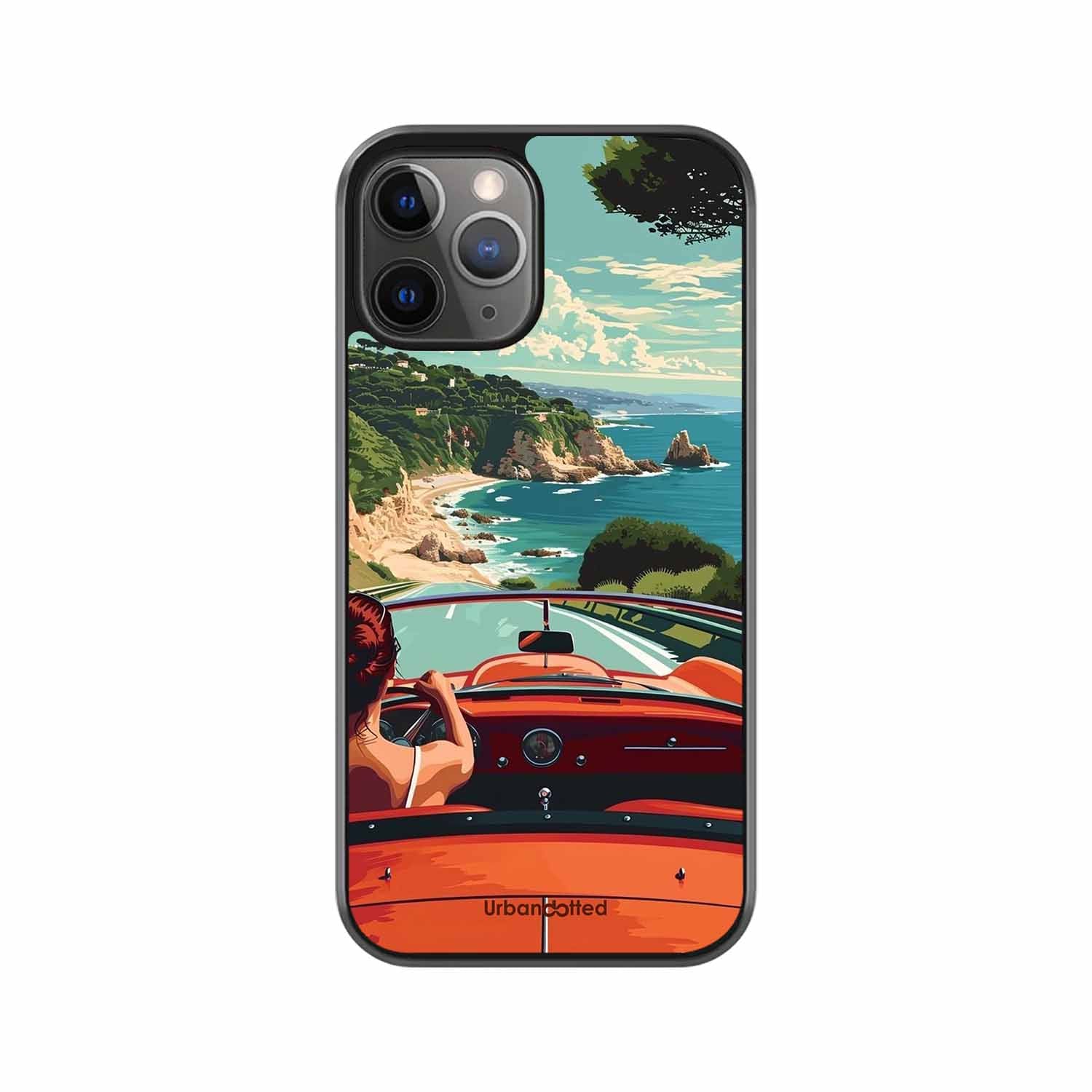 Ocean Breeze Road Trip Glass Case For iPhone 11 Pro