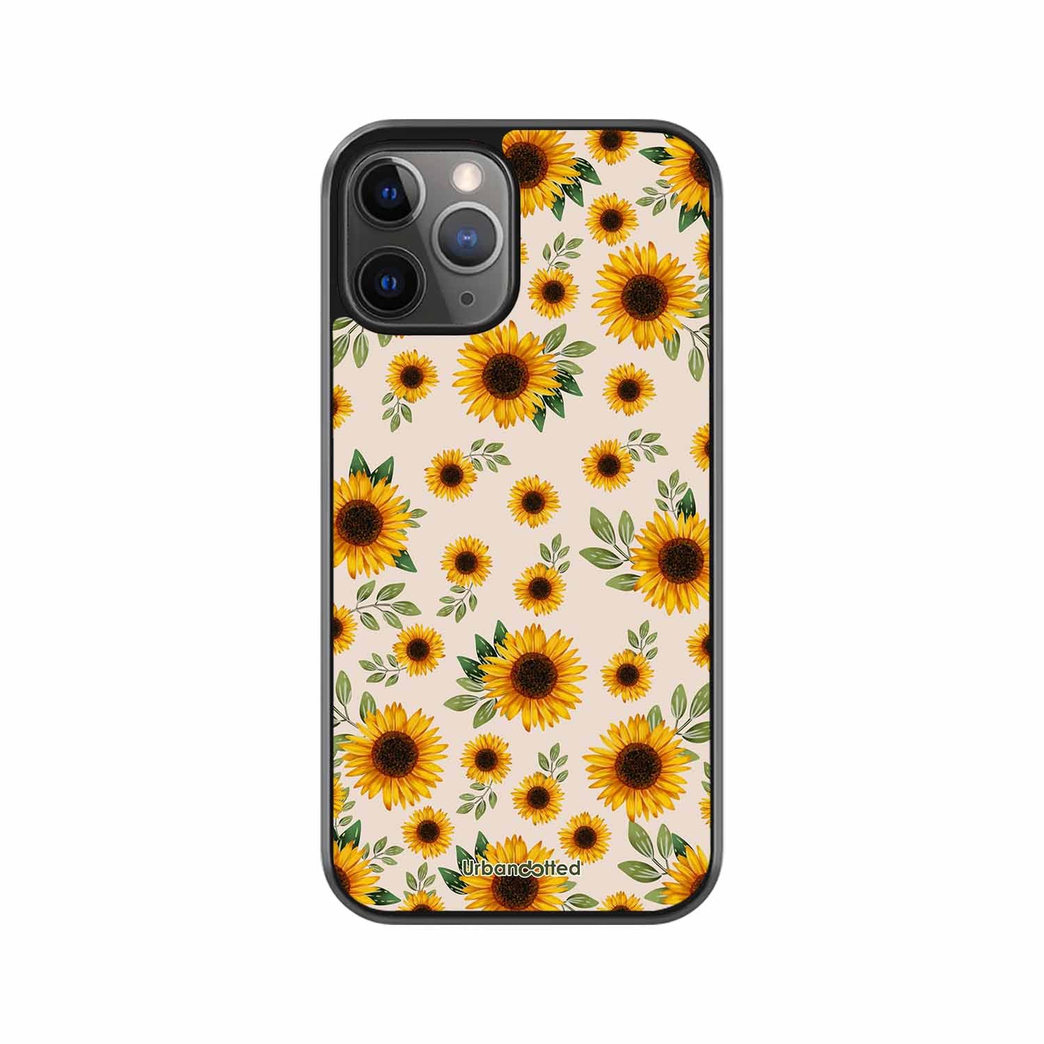 Summer Sunflowers Glass Case For iPhone 11 Pro
