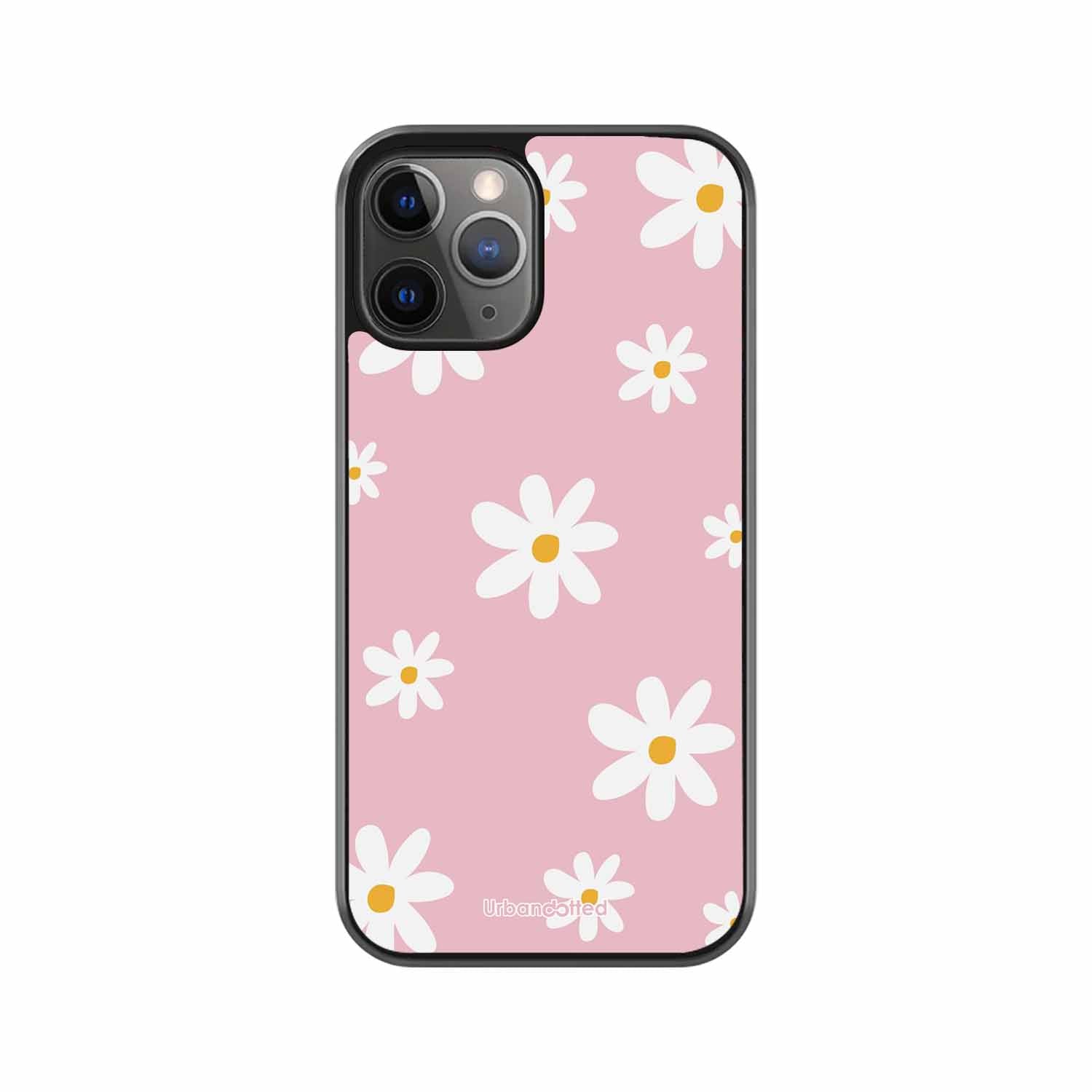 Pink Daisy Delight Glass Case For iPhone 11 Pro