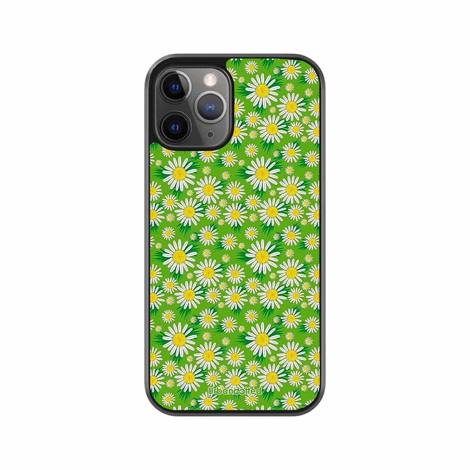 Cheerful Daisy Glass Case For iPhone 11 Pro
