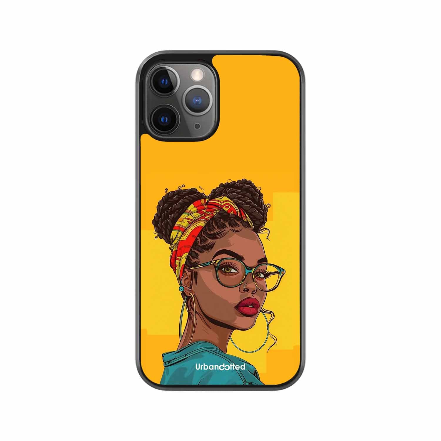 Headscarf Beauty Glass Case For iPhone 11 Pro