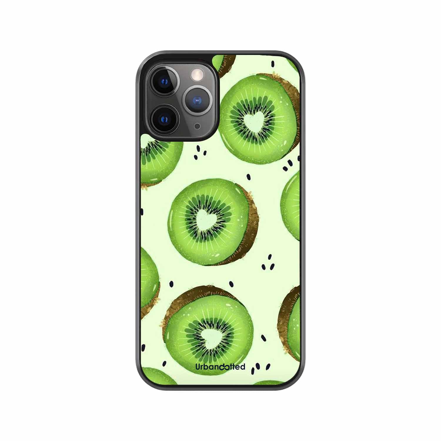 Tropical Kiwi Fruit Glass Case For iPhone 11 Pro Max