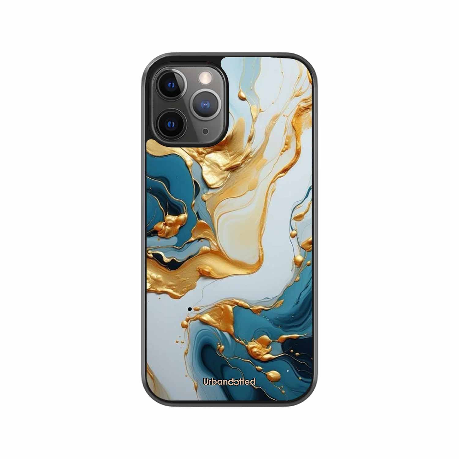 Luxurious Marble Effect Glass Case For iPhone 11 Pro Max