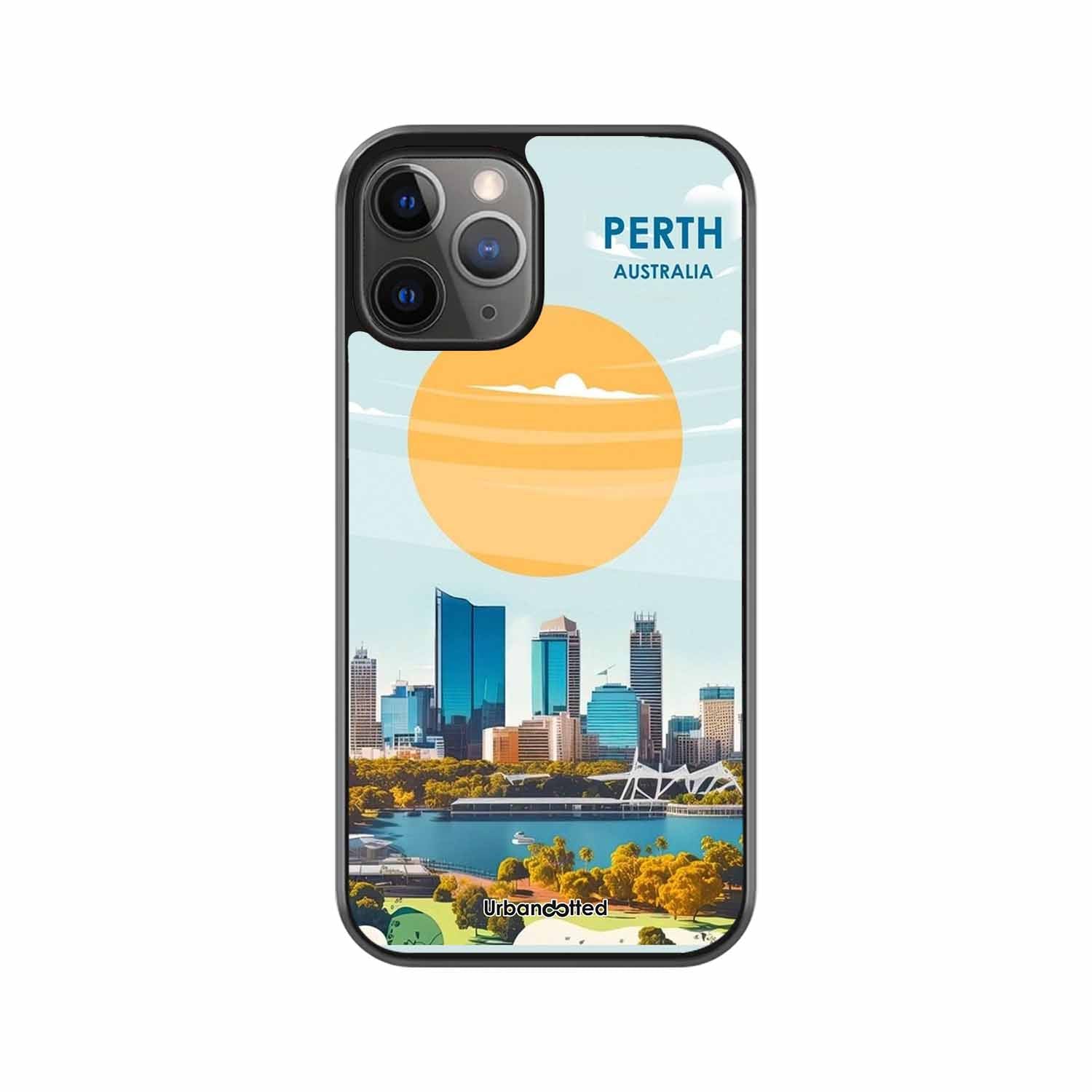 Western Australia Cityscape Glass Case For iPhone 11 Pro