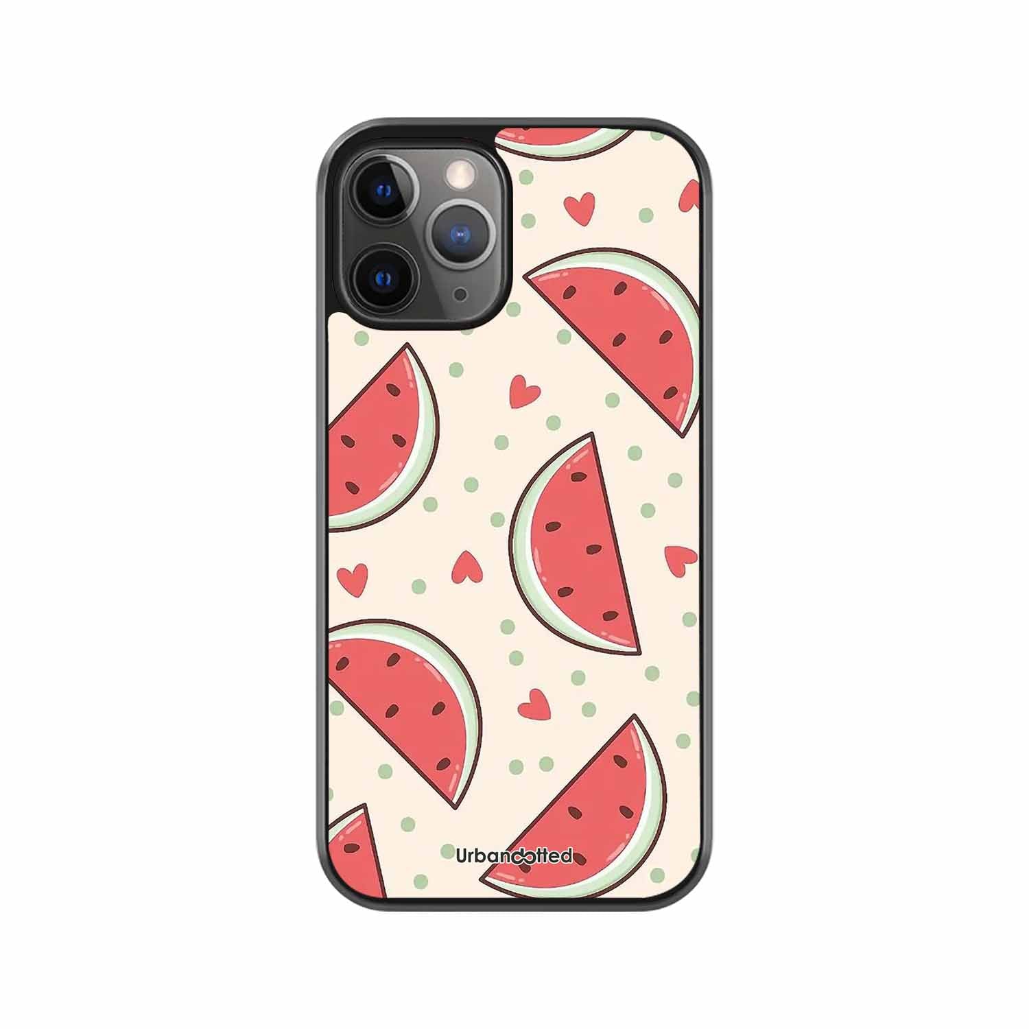Watermelon Slice Fun Glass Case For iPhone 11 Pro