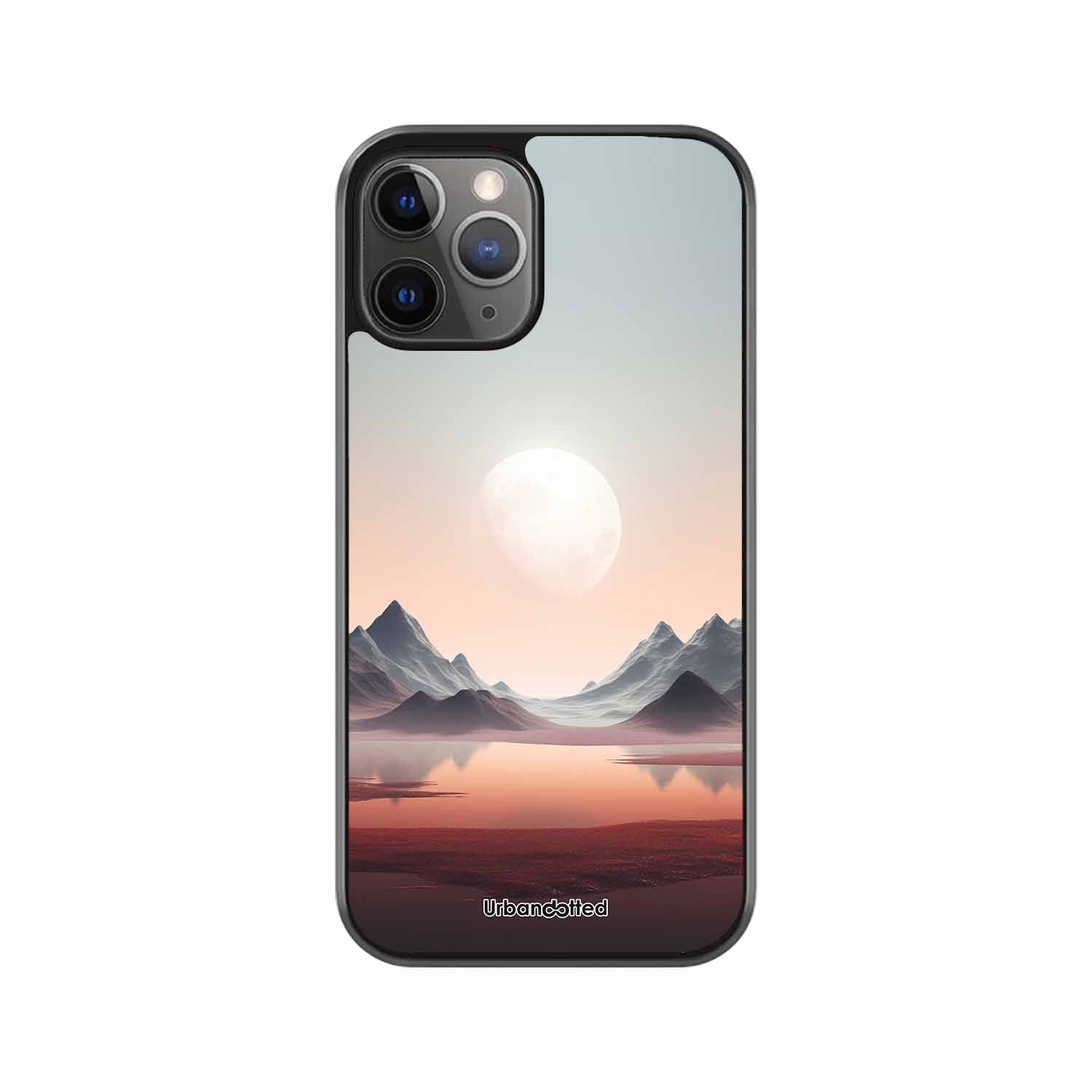 Tranquil Landscape Reflection Glass Case For iPhone 11 Pro