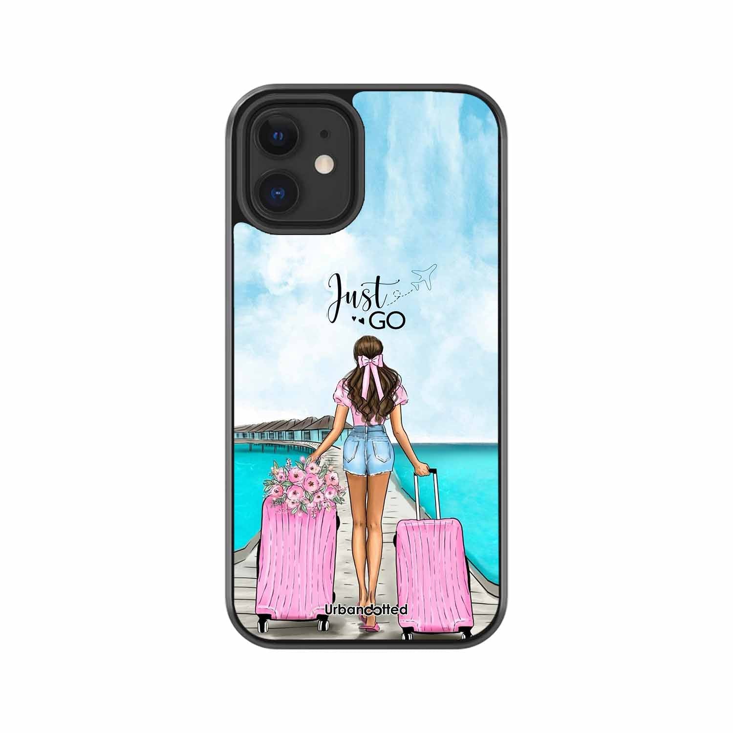 Just Go Travel Glass Case For iPhone 12 Mini