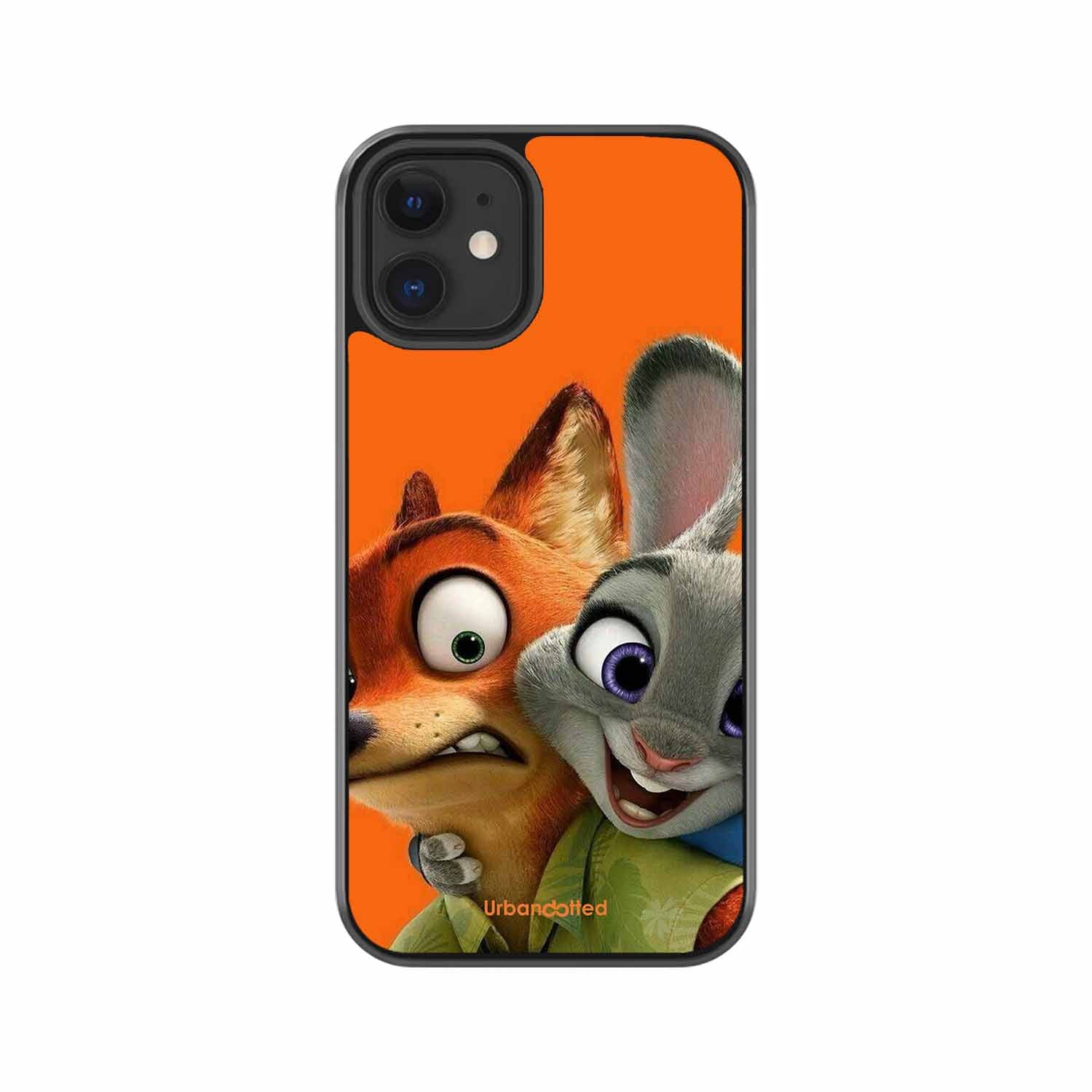 Zootopia Friends Glass Case For iPhone 12 Mini