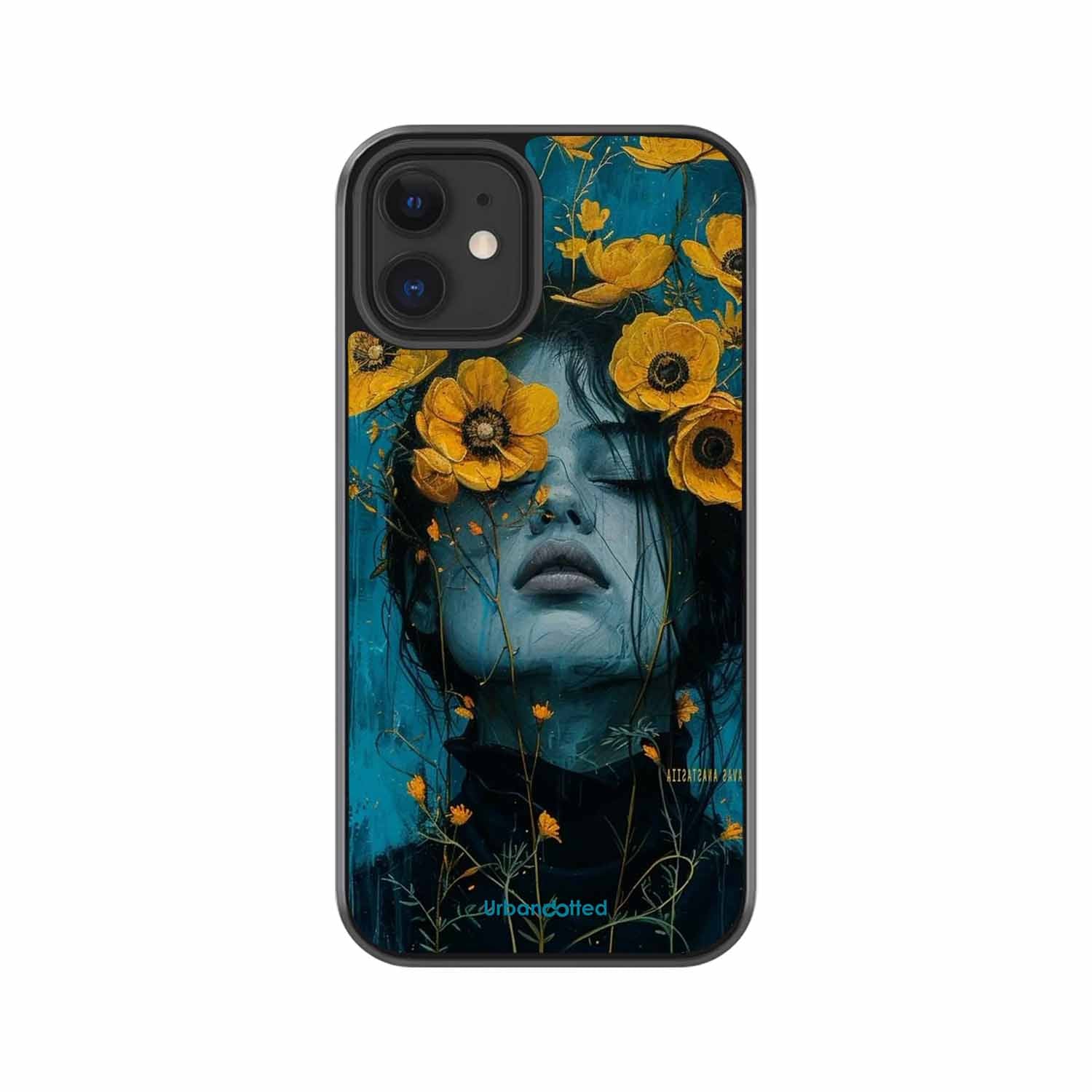 Wildflower Spirit Glass Case For iPhone 12 Mini