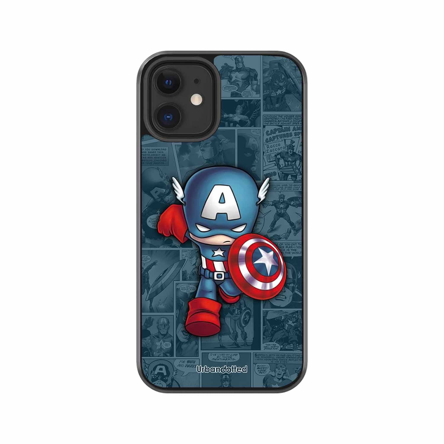 Captain America Glass Case For iPhone 12 Mini