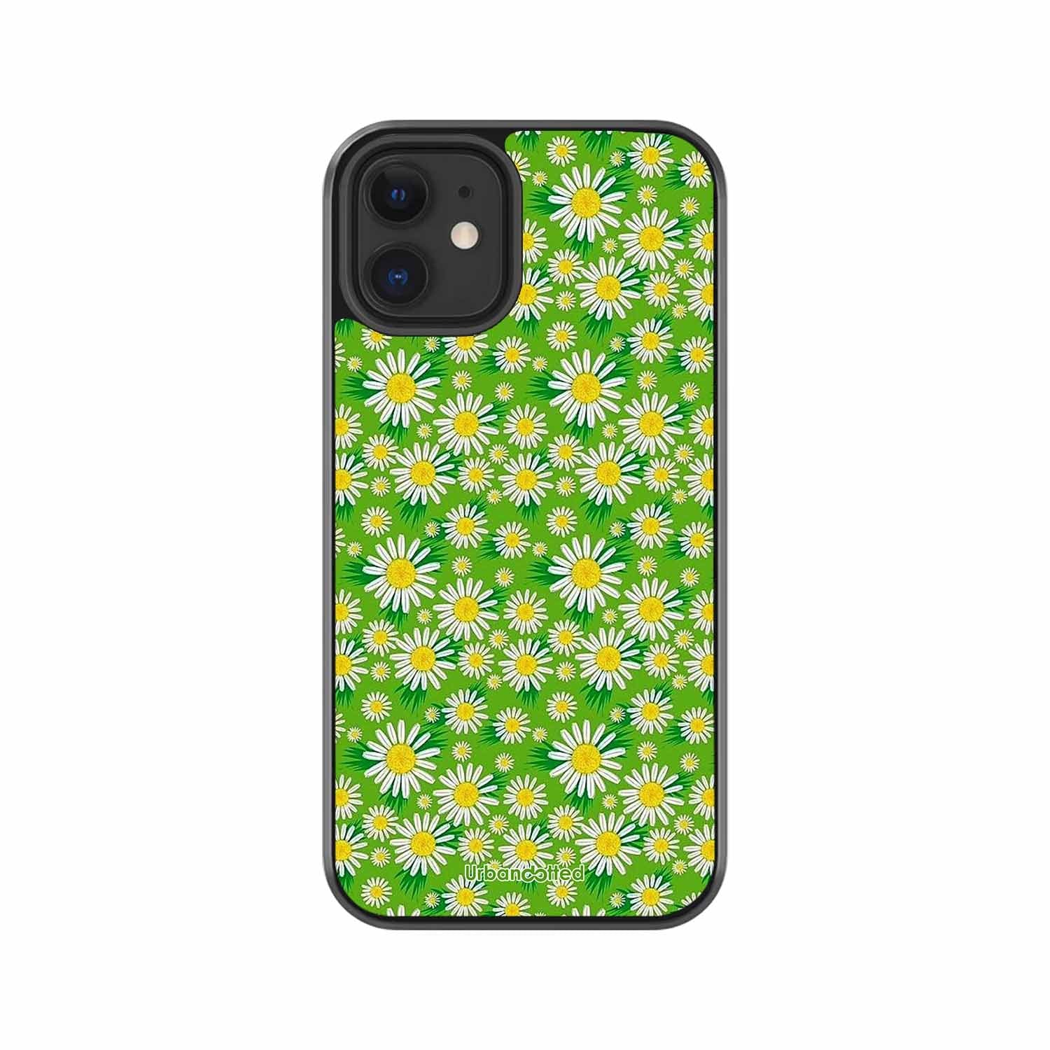 Cheerful Daisy Glass Case For iPhone 12 Mini