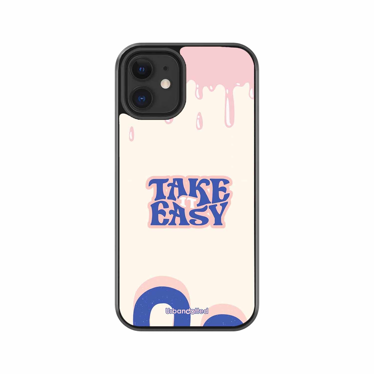 Take It Easy Drip Glass Case For iPhone 12 Mini