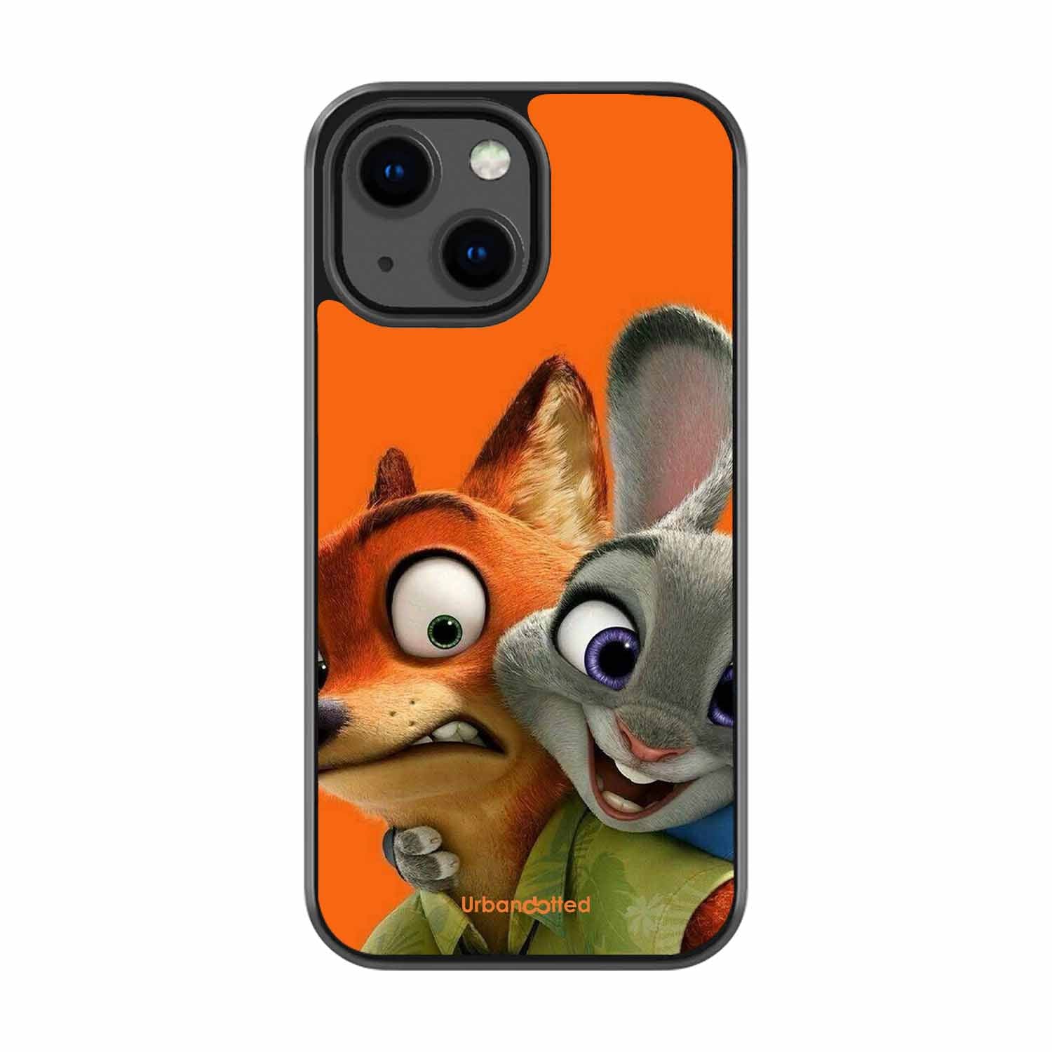 Zootopia Friends Glass Case For iPhone 13 Mini