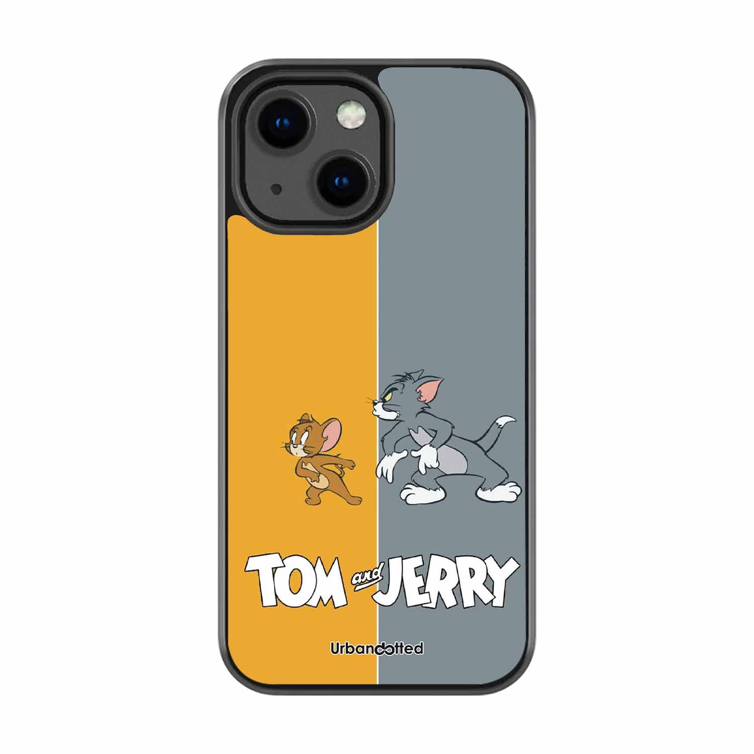 Tom and Jerry Chase Glass Case For iPhone 13 Mini