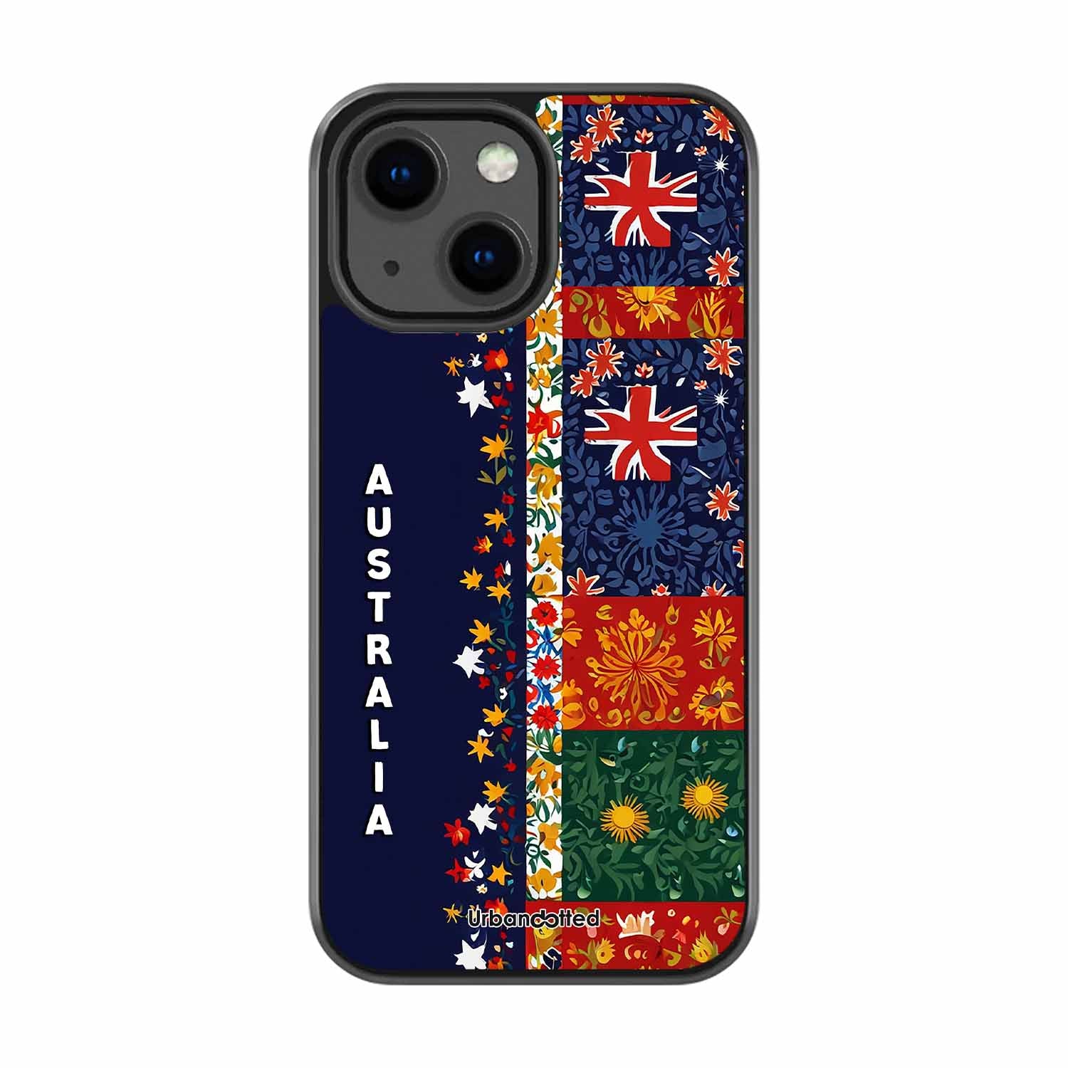 Australian National Pride Glass Case For iPhone 13 Mini