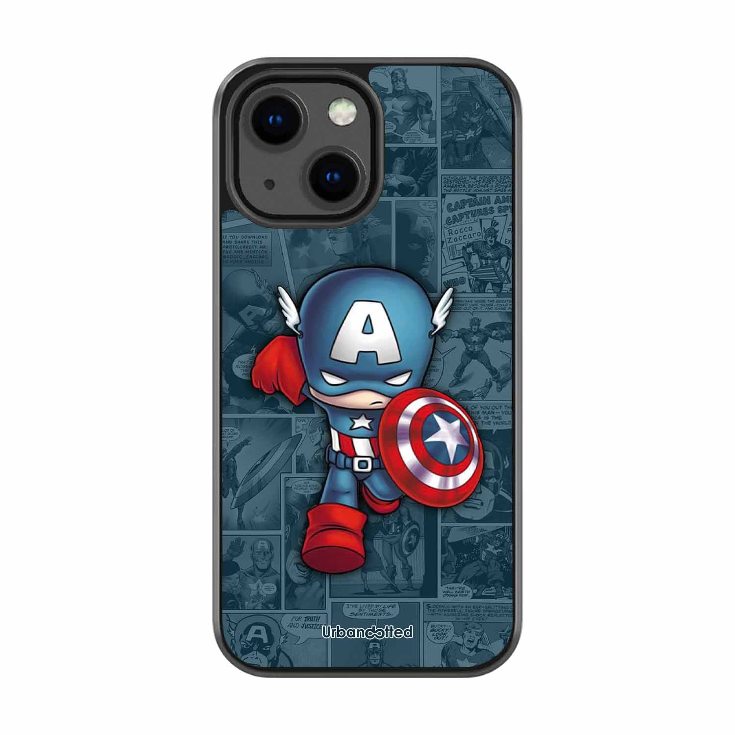 Captain America Glass Case For iPhone 13 Mini