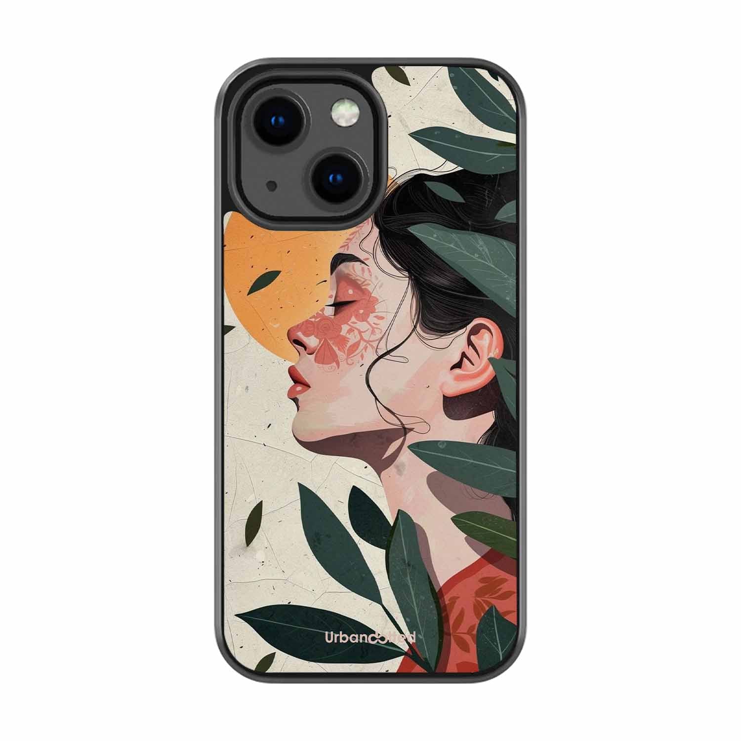 Nature's Embrace Glass Case For iPhone 13 Mini
