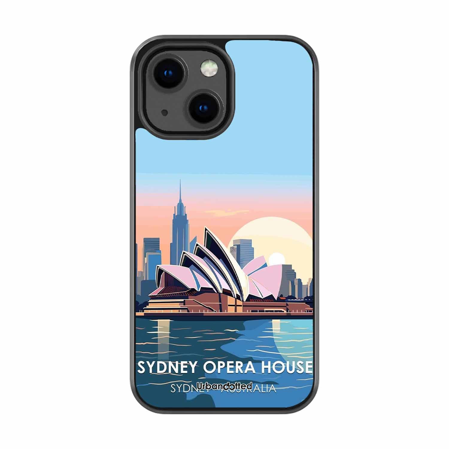 Sydney Opera House Sunrise Glass Case For iPhone 13 Mini