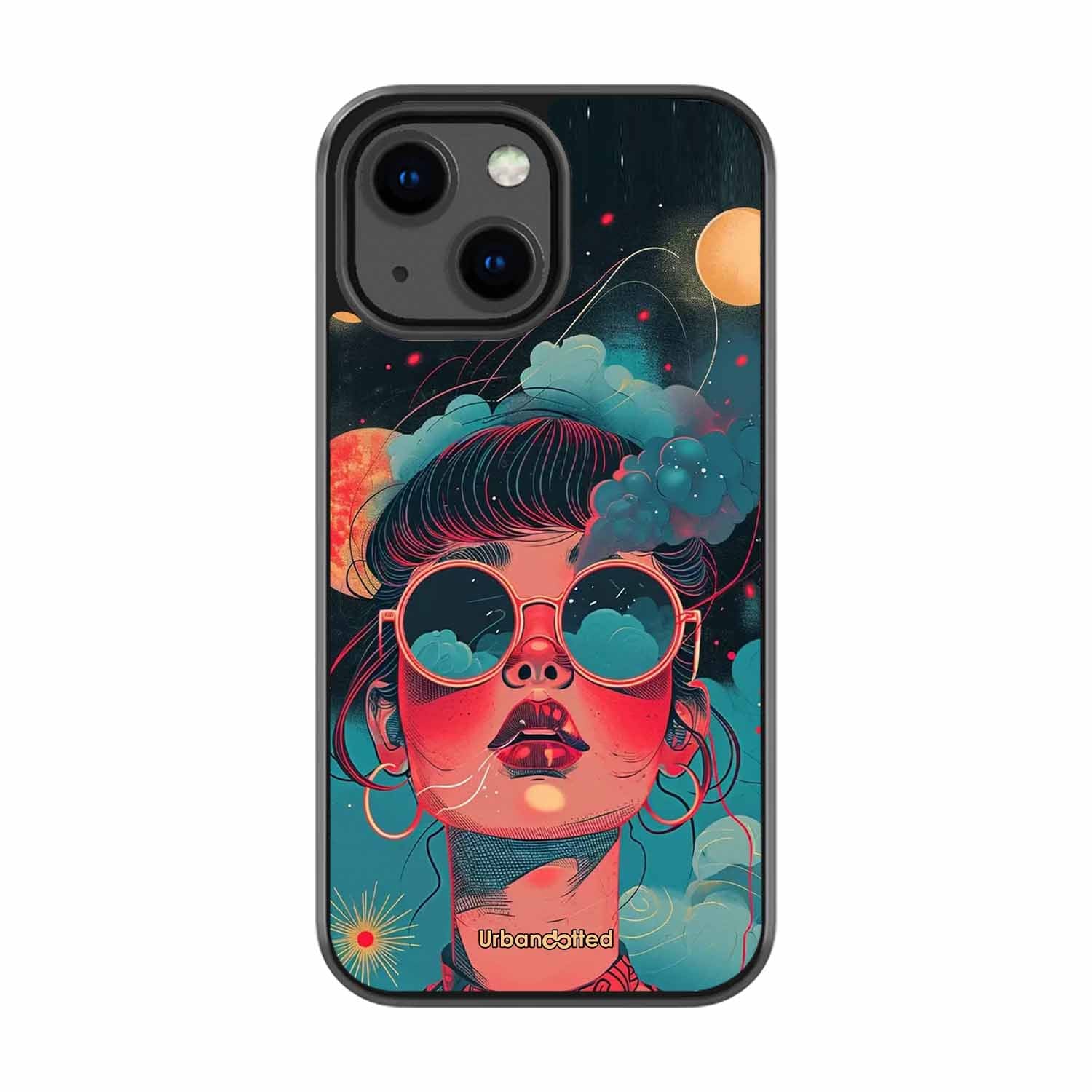 Starry Eyed Wonder Glass Case For iPhone 13 Mini