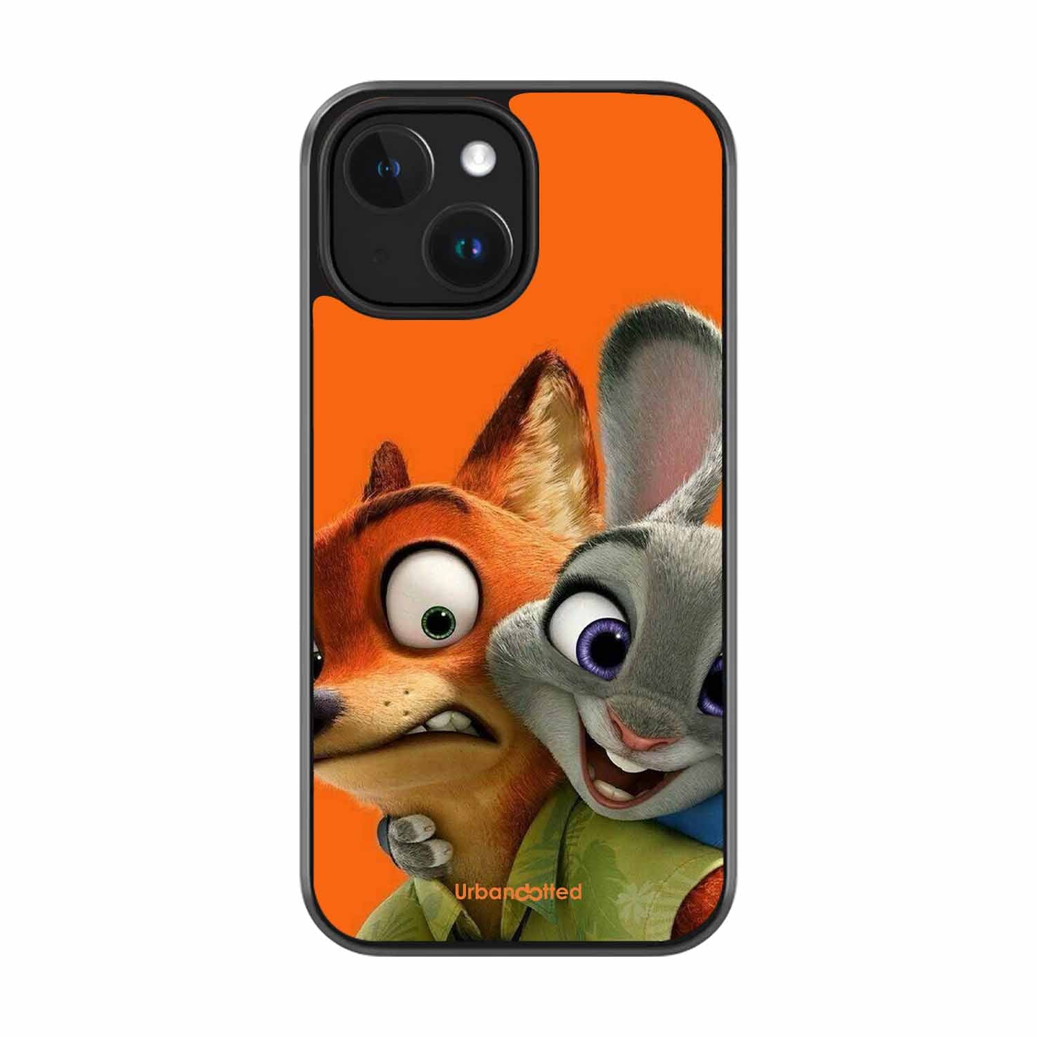 Zootopia Friends Glass Case For iPhone 14 Plus