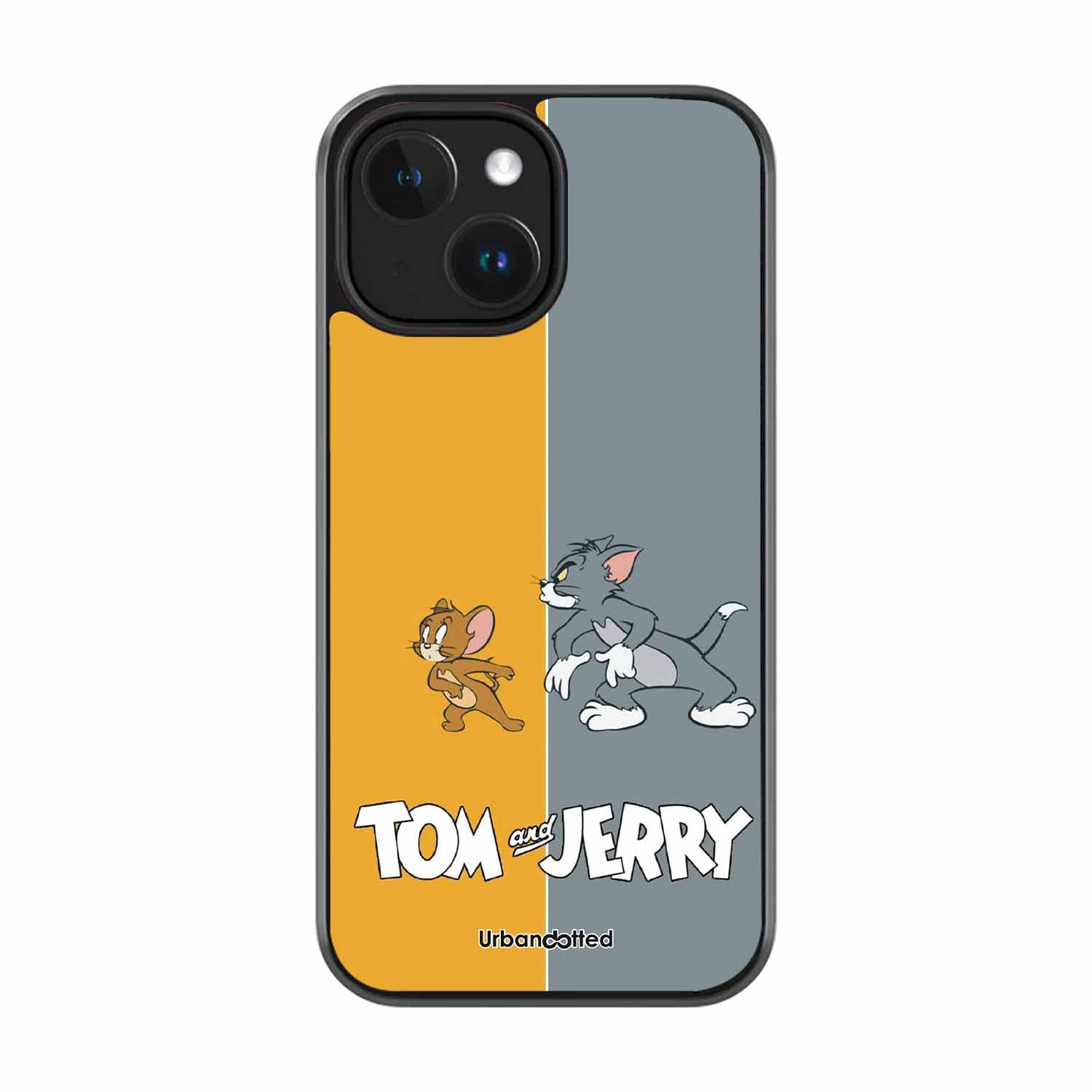 Tom and Jerry Chase Glass Case For iPhone 14 Plus
