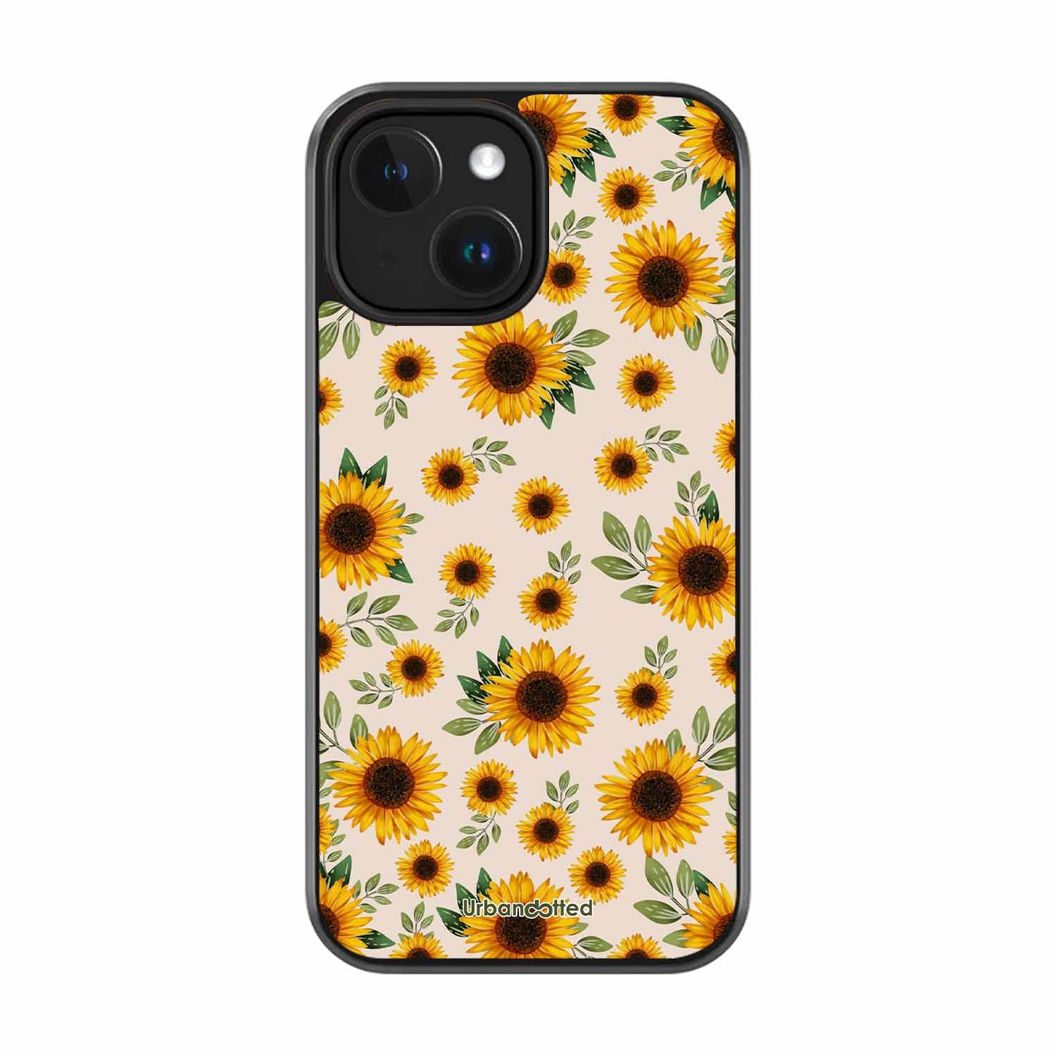 Summer Sunflowers Glass Case For iPhone 14