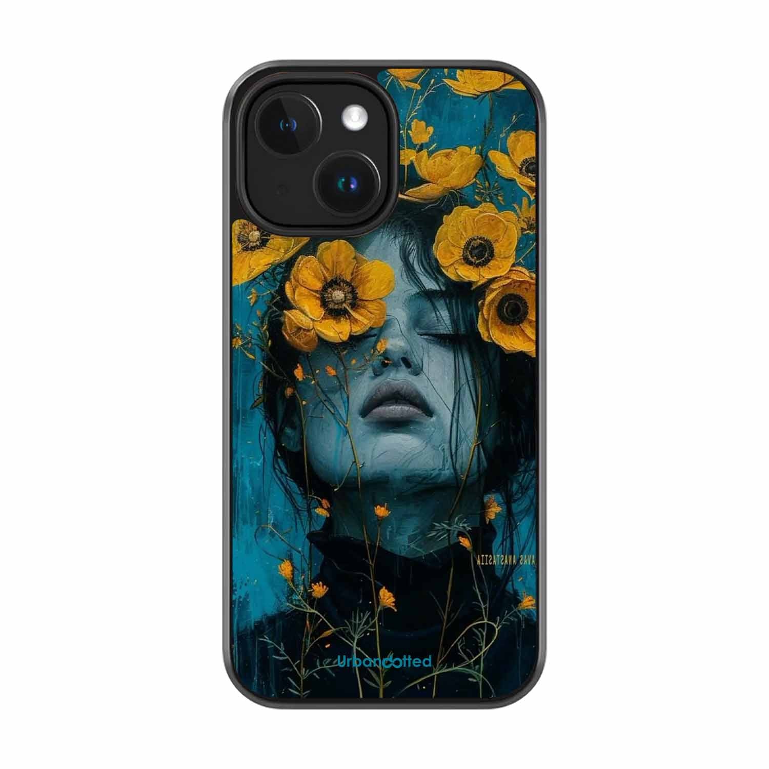 Wildflower Spirit Glass Case For iPhone 14