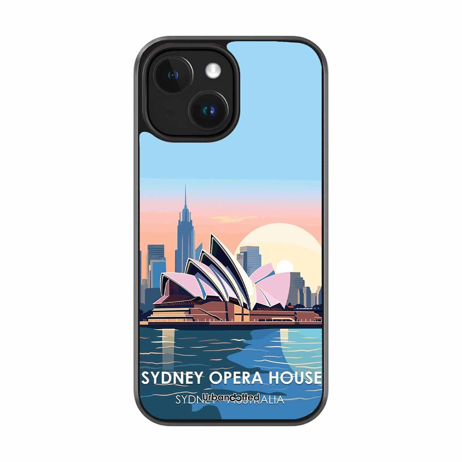 Sydney Opera House Sunrise Glass Case For iPhone 14