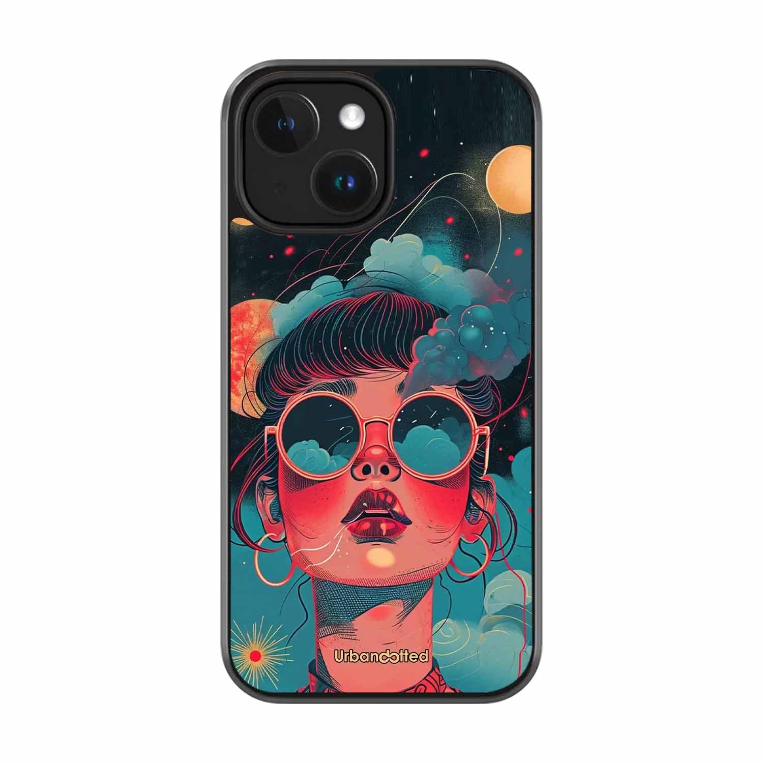 Starry Eyed Wonder Glass Case For iPhone 14 Plus