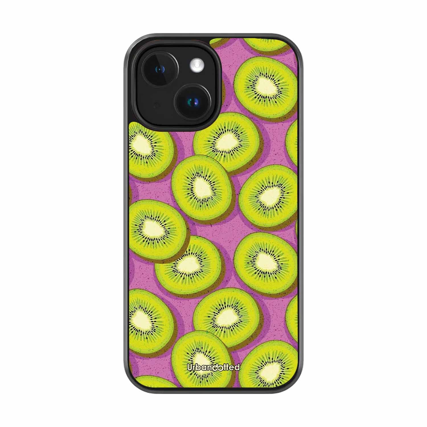 Refreshing Kiwi Glass Case For iPhone 14 Plus