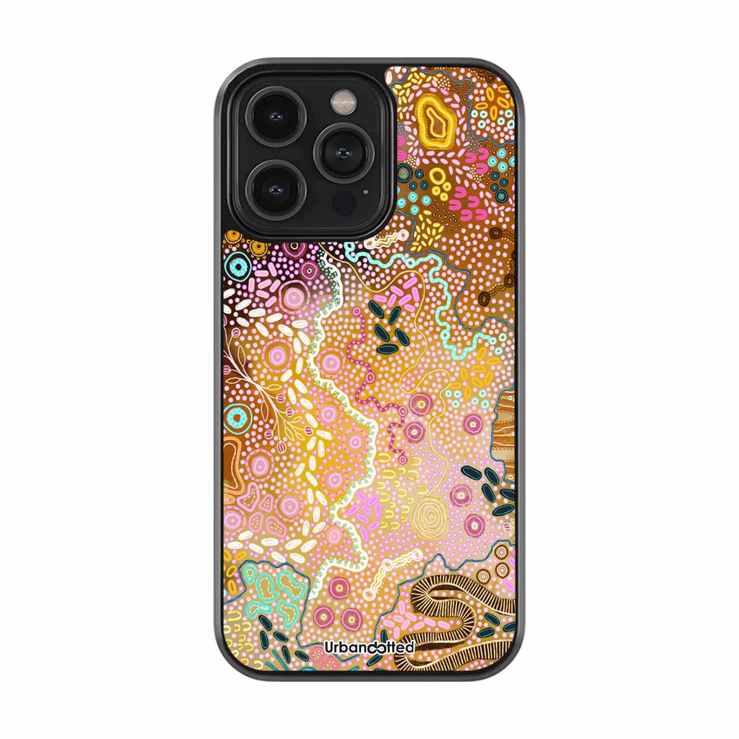 Dreamtime Pathways Glass Case