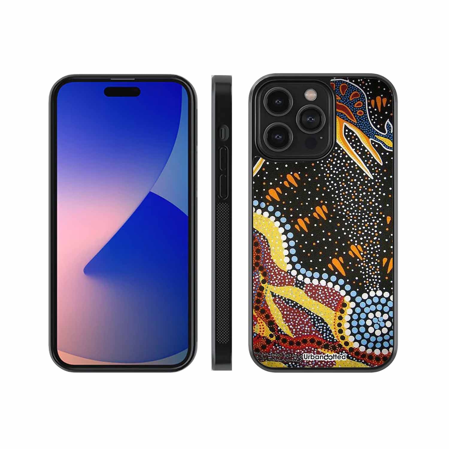 Premium Aboriginal Art Glass Case