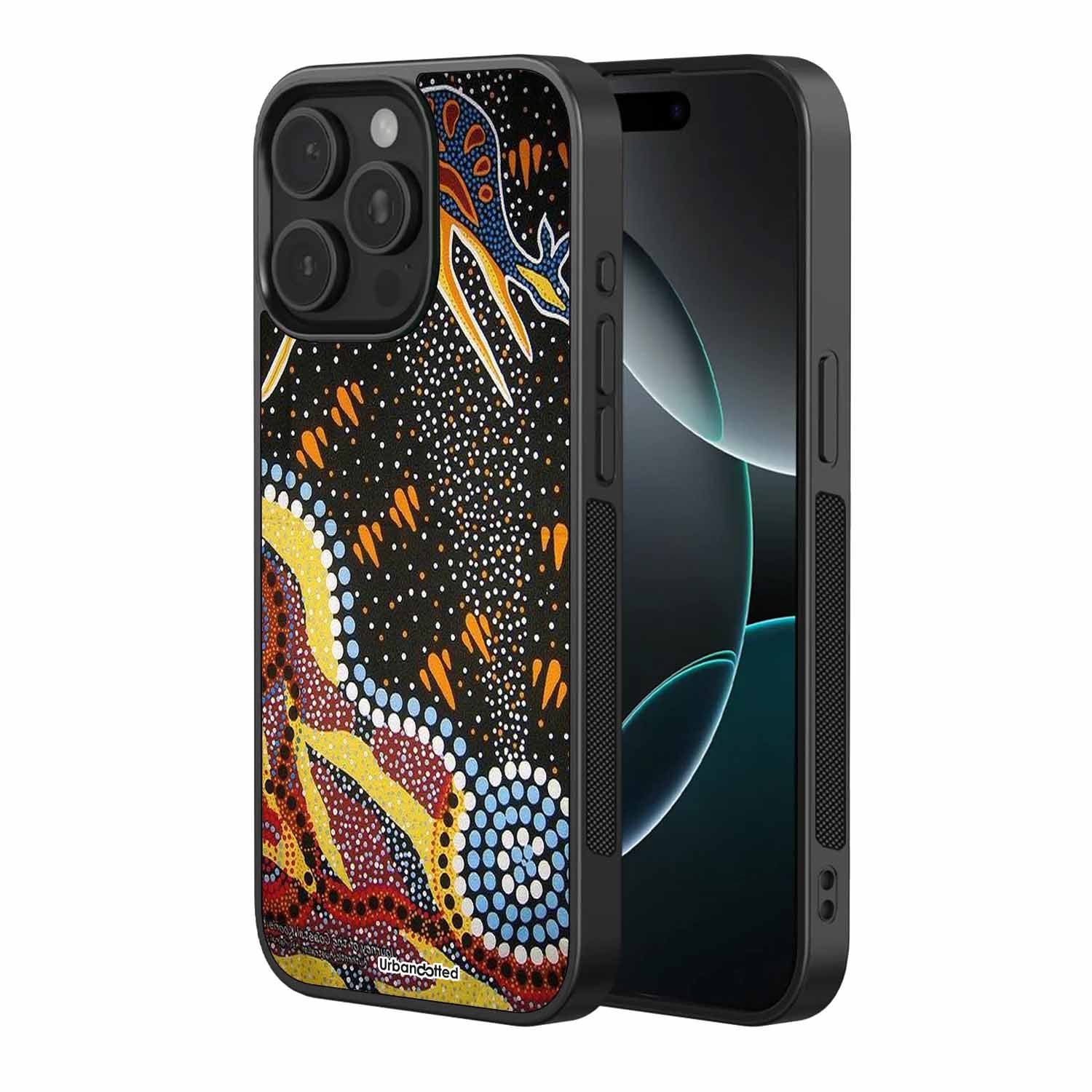 Premium Aboriginal Art Glass Case
